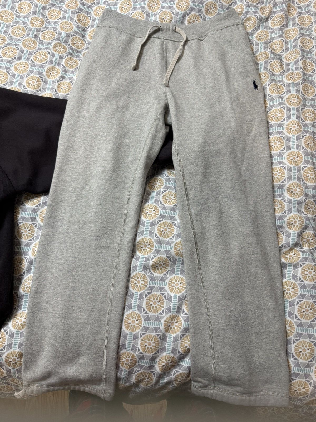 Polo Ralph Lauren Grey Polo RL Fleece Sweatpants Size US 30 / EU 46 - 1 Thumbnail