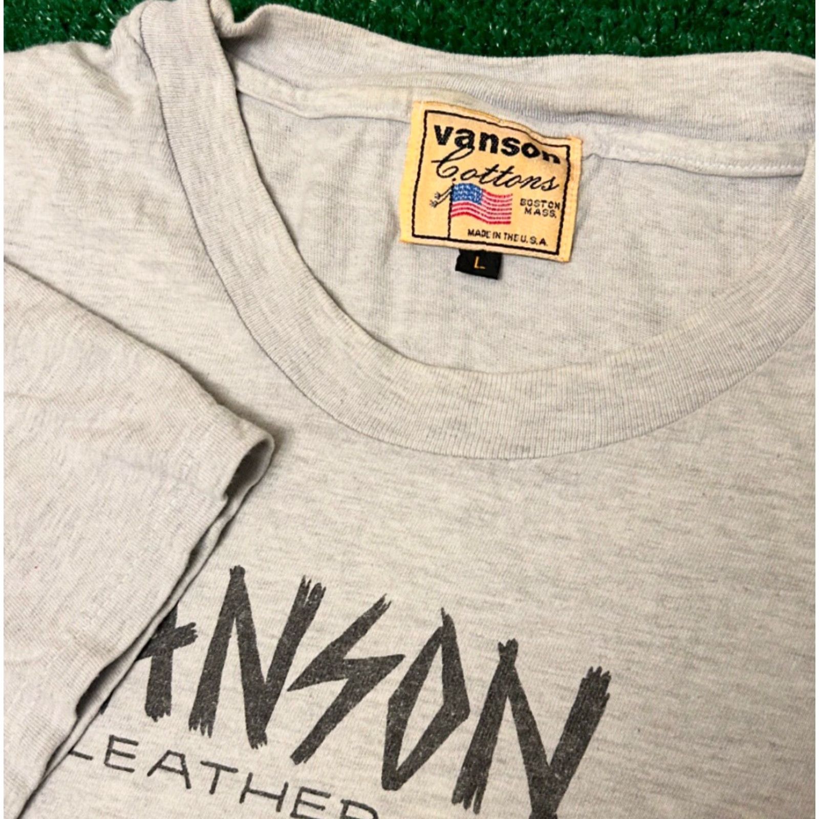 Vintage VINTAGE Vanson Leathers Shirt Logo 90s Mens Large Gray USA Biker Motorcycle VTG Shirt Mens Size Large Size US L / EU 52-54 / 3 - 2 Thumbnail