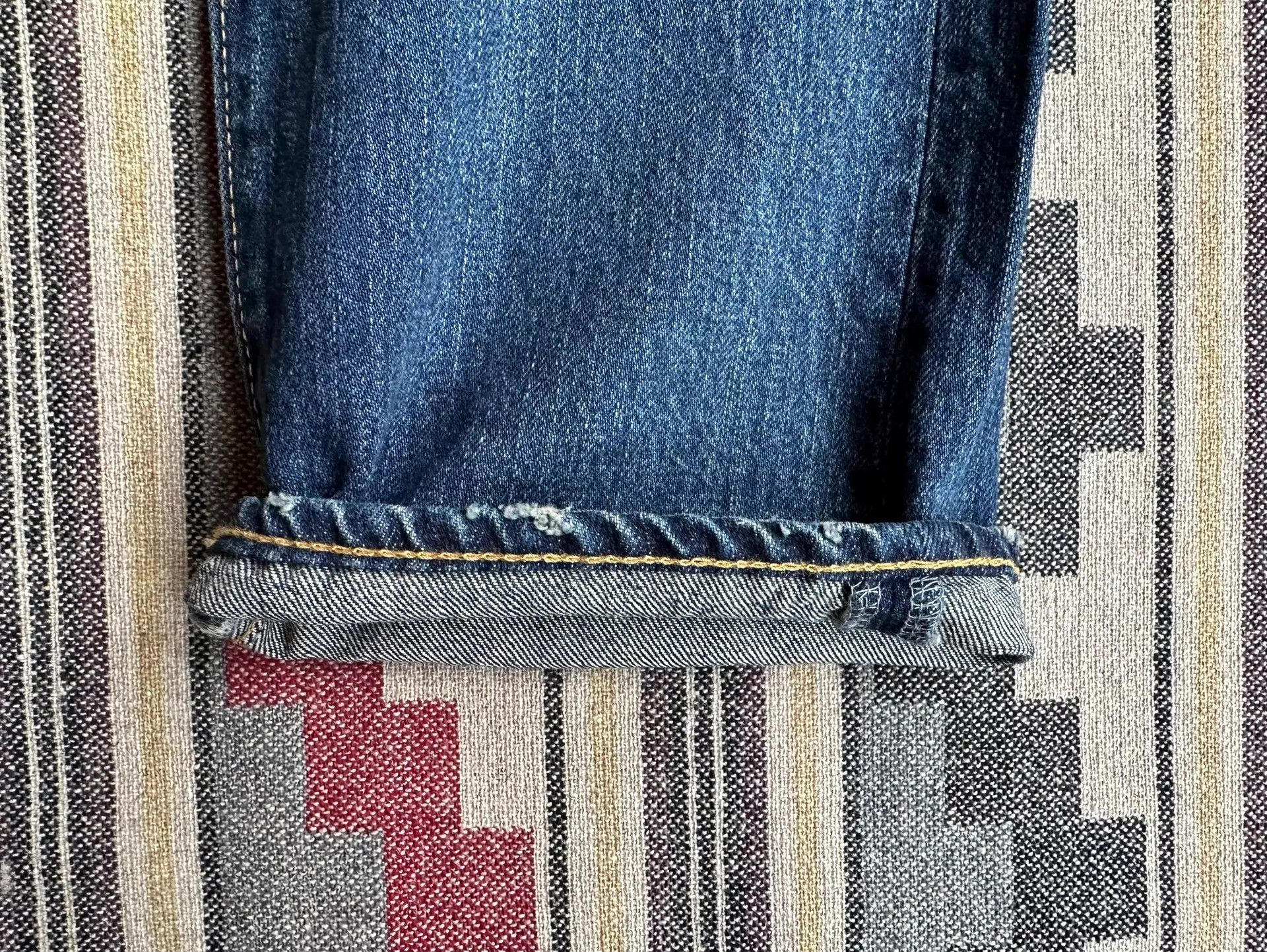 Prps Prps Purple P65P66R Hi-Wash Destroyed Whisker Jeans 32 Japan Size US 32 / EU 48 - 7 Thumbnail