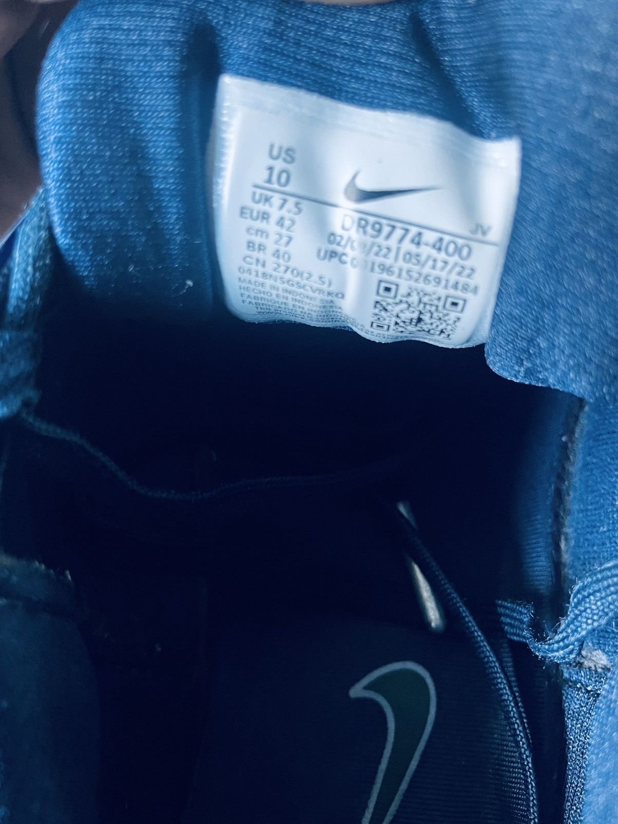 Nike Nike Air Max 97, Navy blue Size US 7.5 / EU 40-41 - 4 Thumbnail