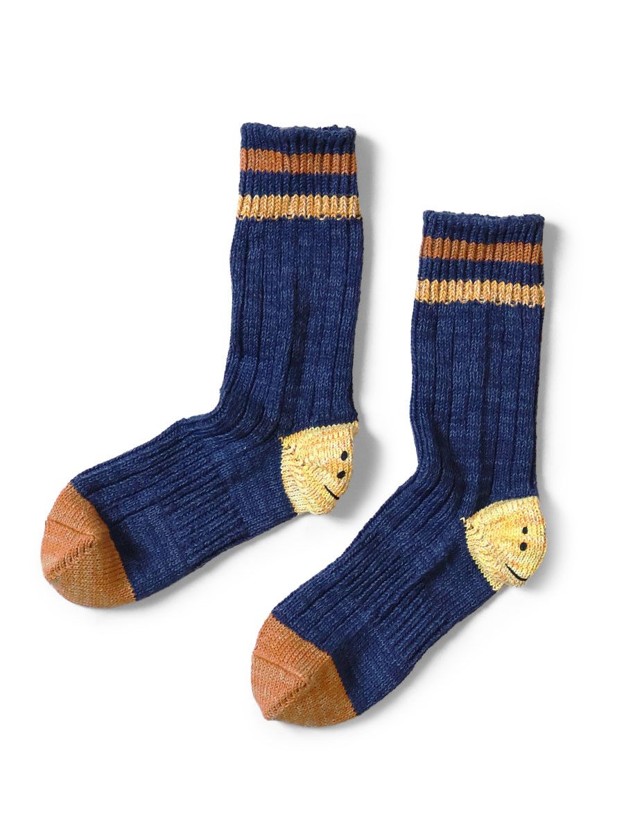 Kapital Kapital IVY RAINBOWY HAPPY HEEL Socks Size ONE SIZE - 2 Thumbnail