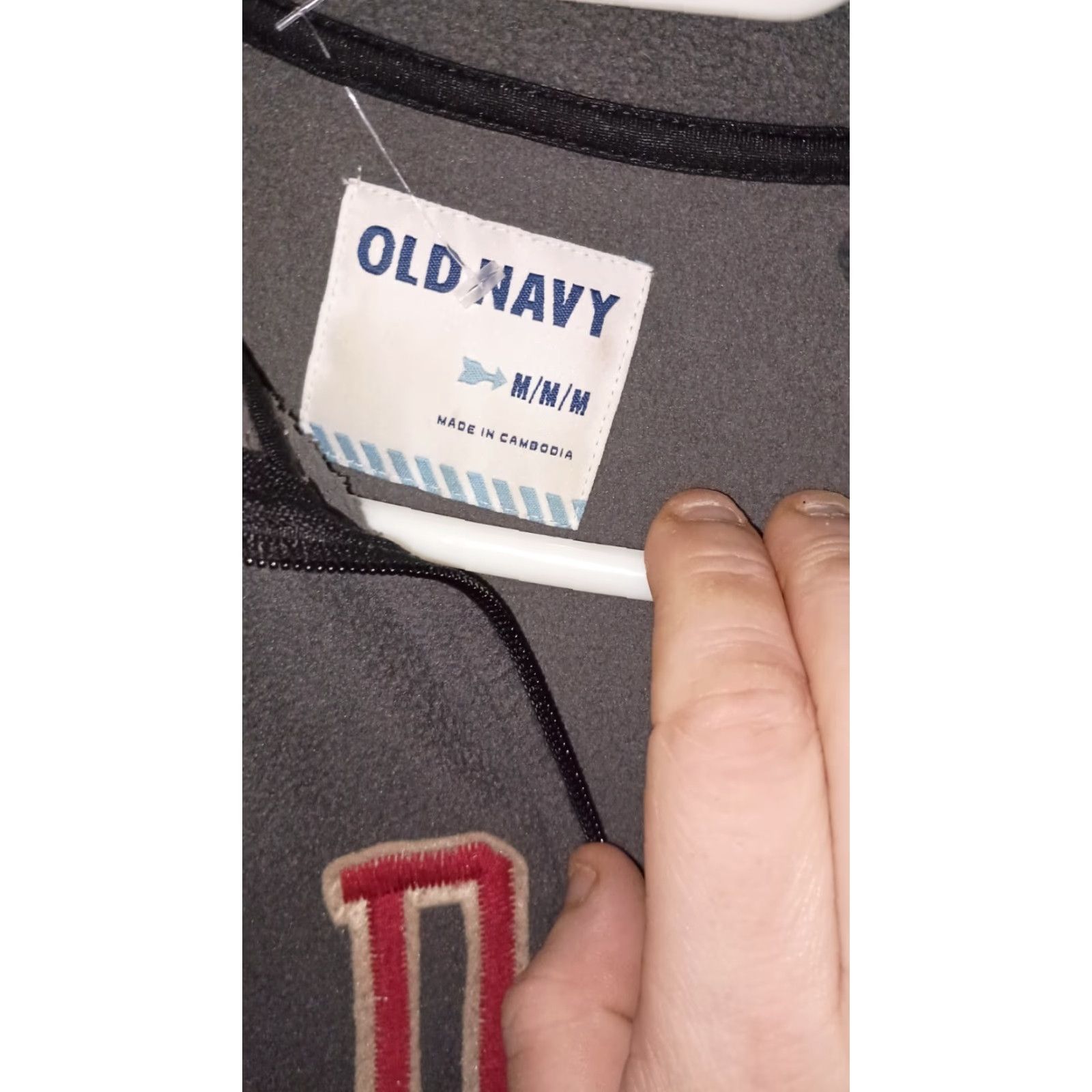 Old Navy VINTAGE Old Navy 1/4 Zip Fleece Sweater Mens Regular M Blue Logo Raised Letters Vintage Outdoor Retro 90s Mens Size US M / EU 48-50 / 2 - 3 Thumbnail