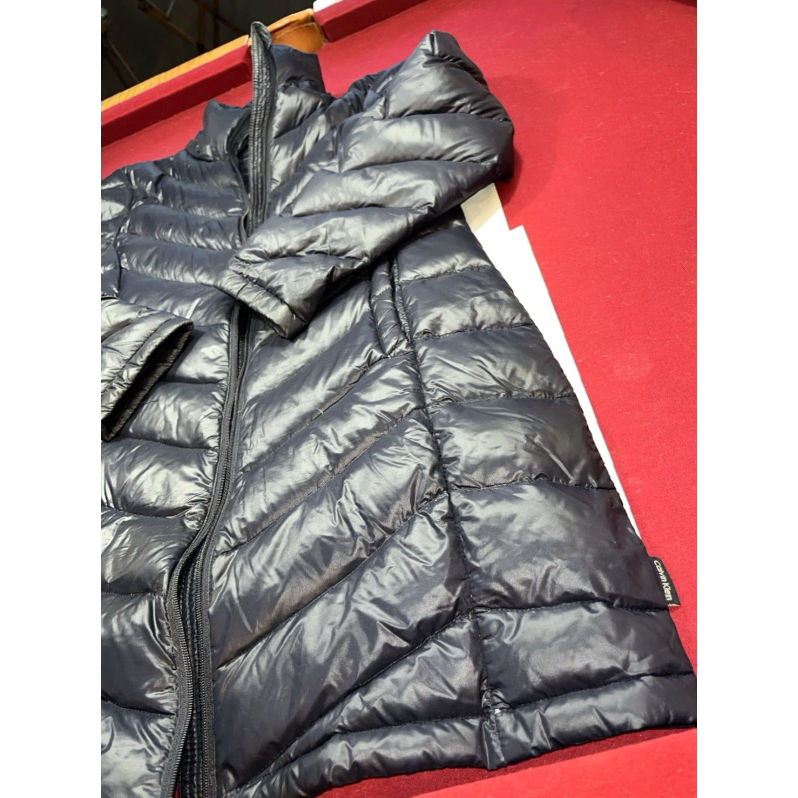Calvin Klein CALVIN KLEIN BLUE DOWN Puffer COAT Quilted Packable Lightweight Gorpcore Women M Size M / US 6-8 / IT 42-44 - 7 Thumbnail