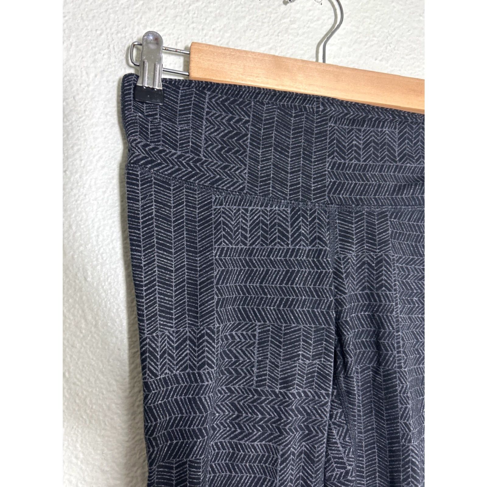 Prana Prana Womens XS Yoga Pants Legging Gray Black Herringbone 26x30 Size 26" / US 2 / IT 38 - 4 Thumbnail