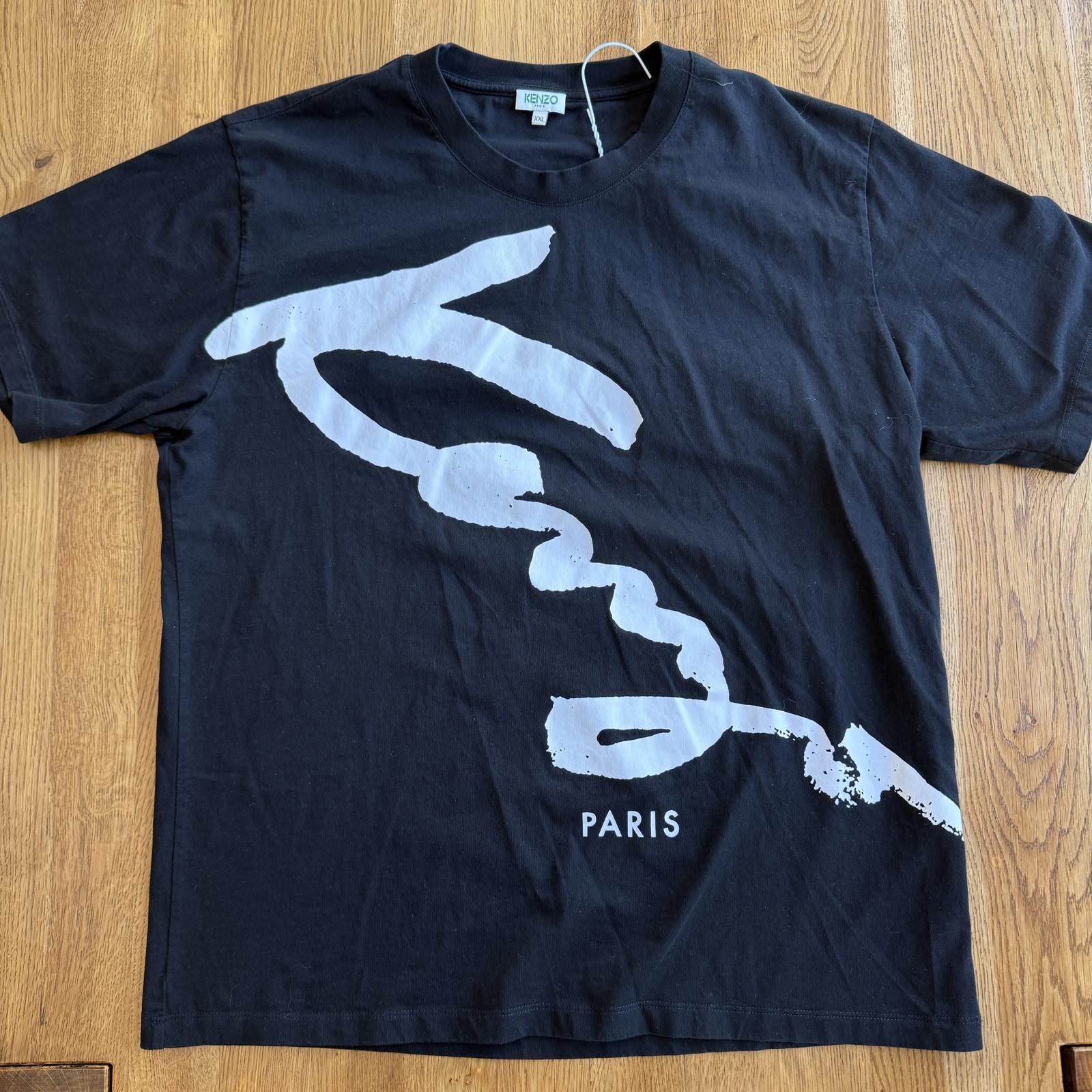 Kenzo Kenzo Paris Black Graphic Logo T-Shirt XXL NWOT Size US XXL / EU 58 / 5 - 1 Thumbnail