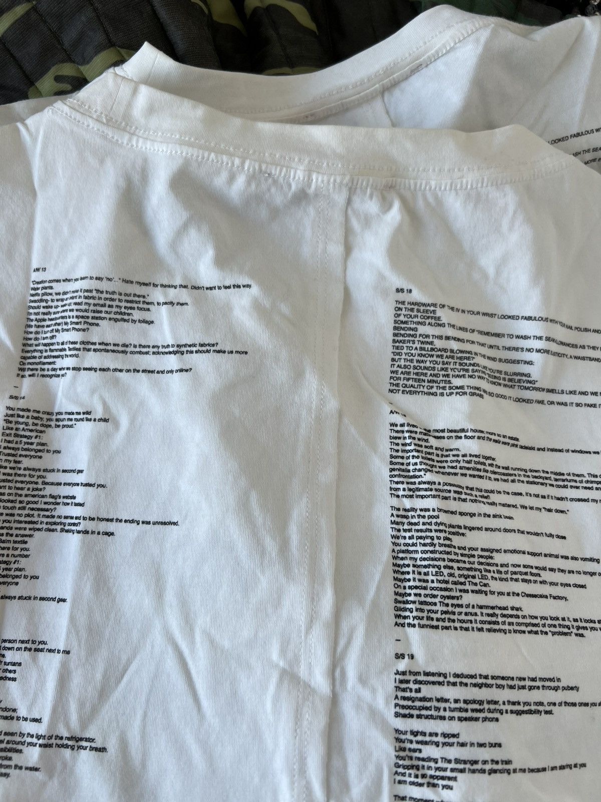 Eckhaus Latta Runway Show Invite T Shirt Size US L / EU 52-54 / 3 - 5 Thumbnail