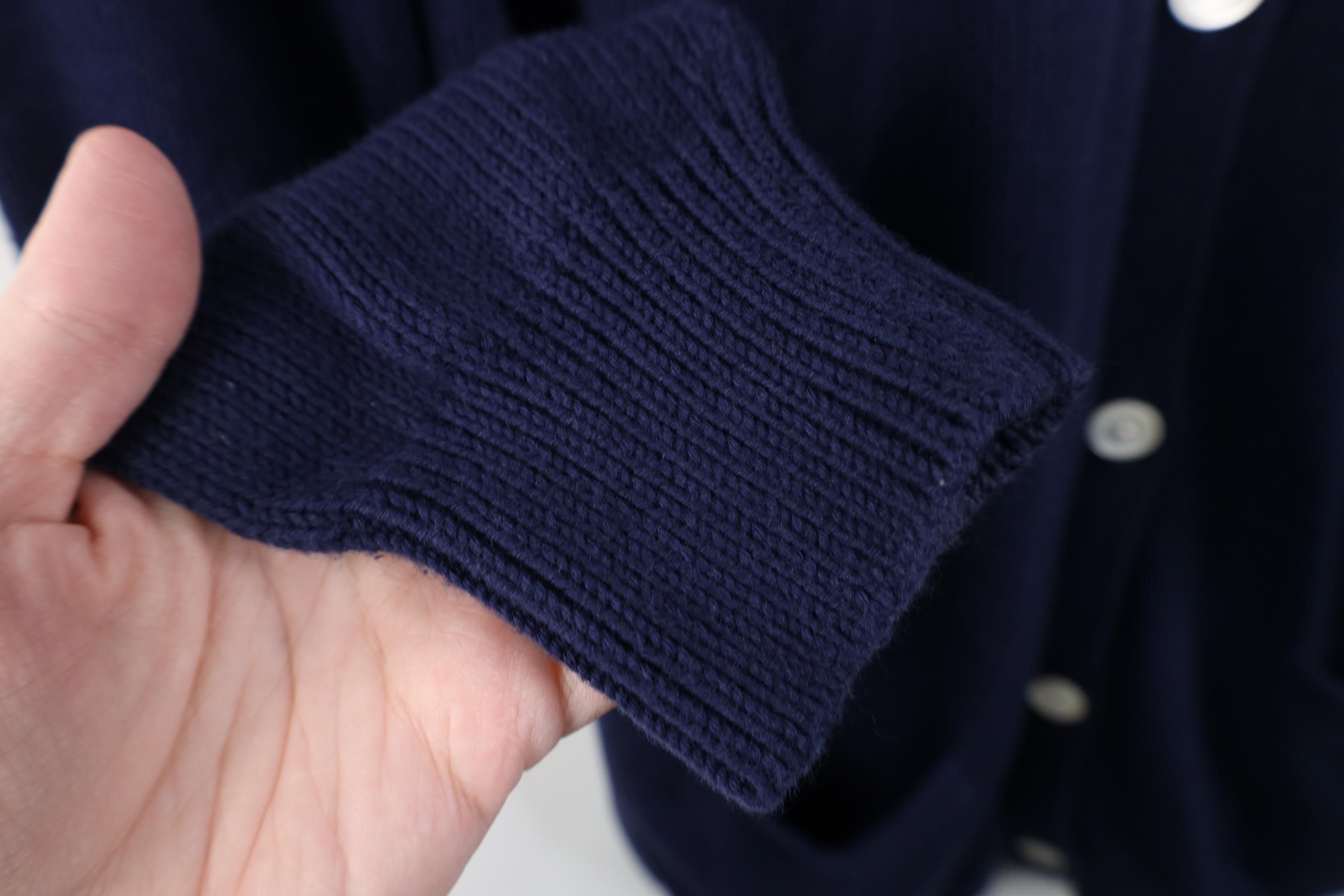 Polo Ralph Lauren Vintage 90s Ralph Lauren Crown Monogram Knit Sweater Size L / US 10 / IT 46 - 10 Thumbnail