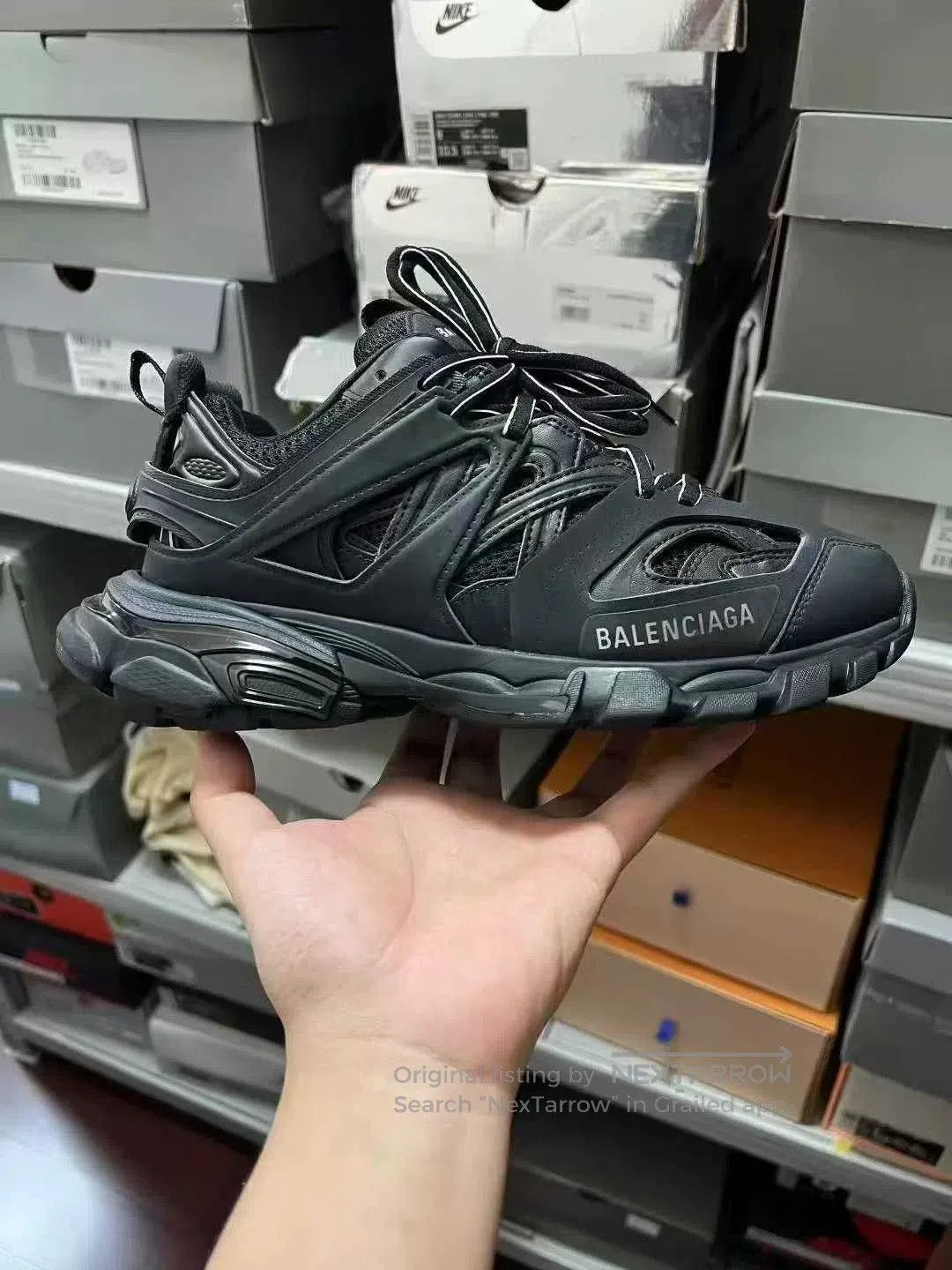 Balenciaga balenciaga track black athletic sneakers size 38. Size US 7.5 / EU 40-41 - 1 Thumbnail
