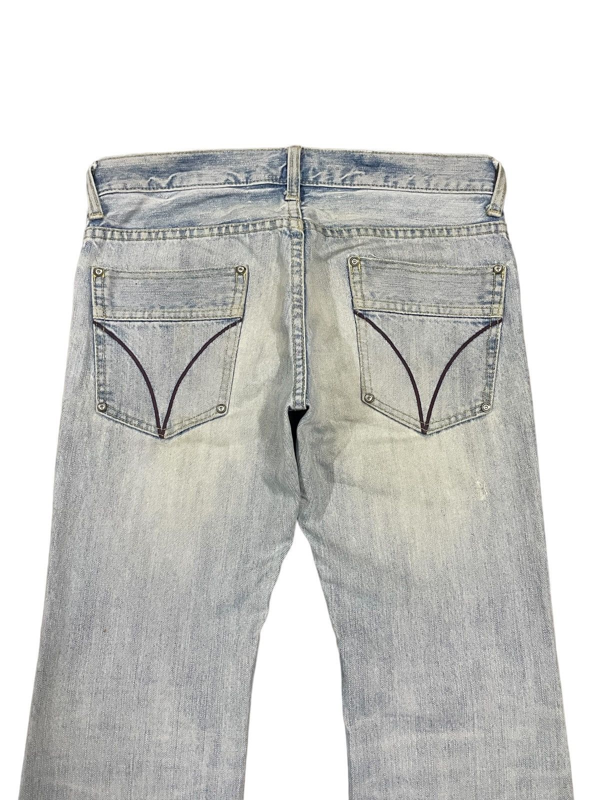 Japanese Brand Vintage Japanese Denim Womenswear Low Waisted Flare Jeans Size 30" / US 8 / IT 44 - 10 Thumbnail