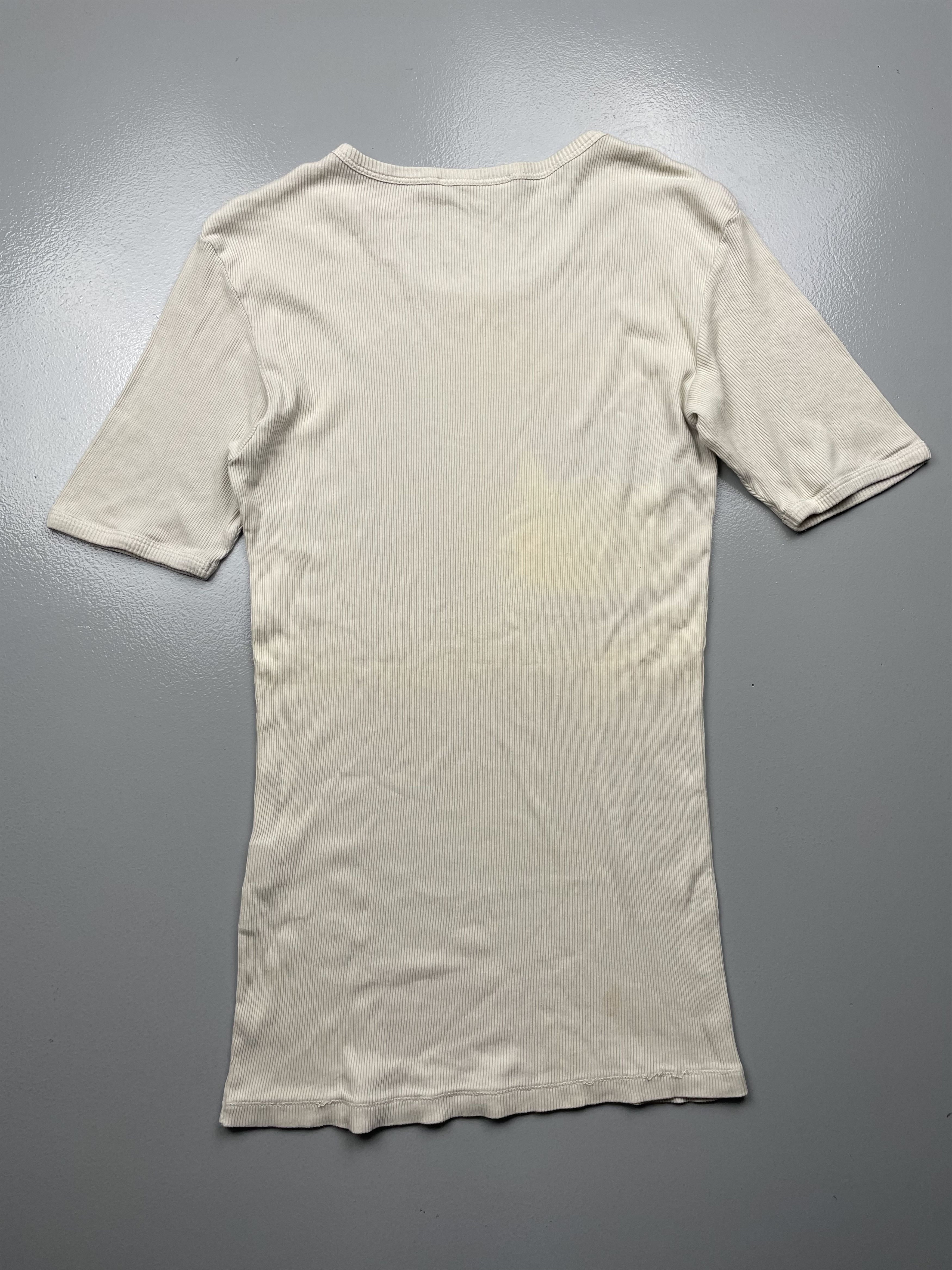 Raf Simons Raf Simons S/S 2004 ribbed t-shirt - size 50 Size US M / EU 48-50 / 2 - 2 Thumbnail
