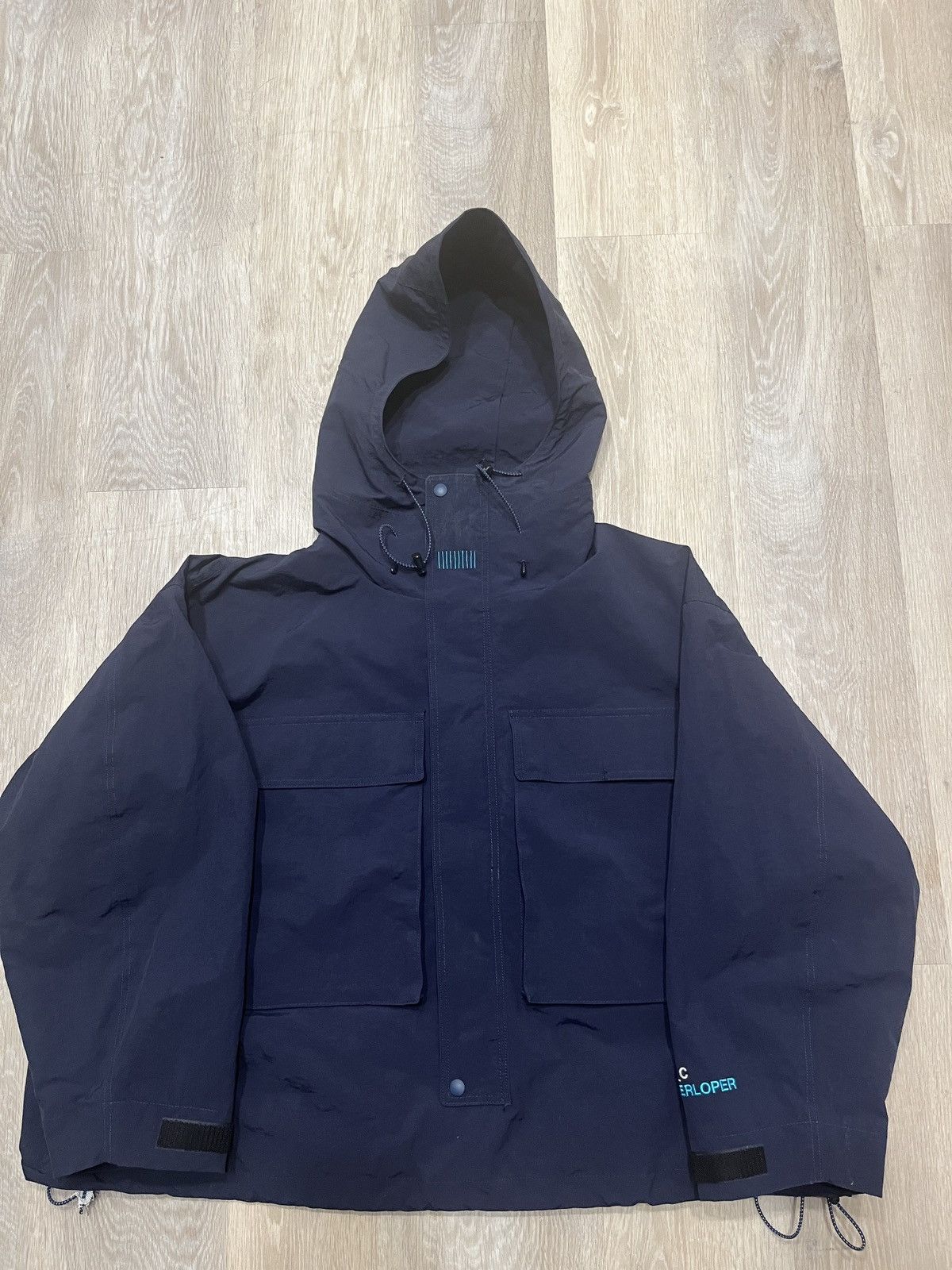 S.F.C x eye_c nylon hoodie jacket - thefunkyskunk.ie