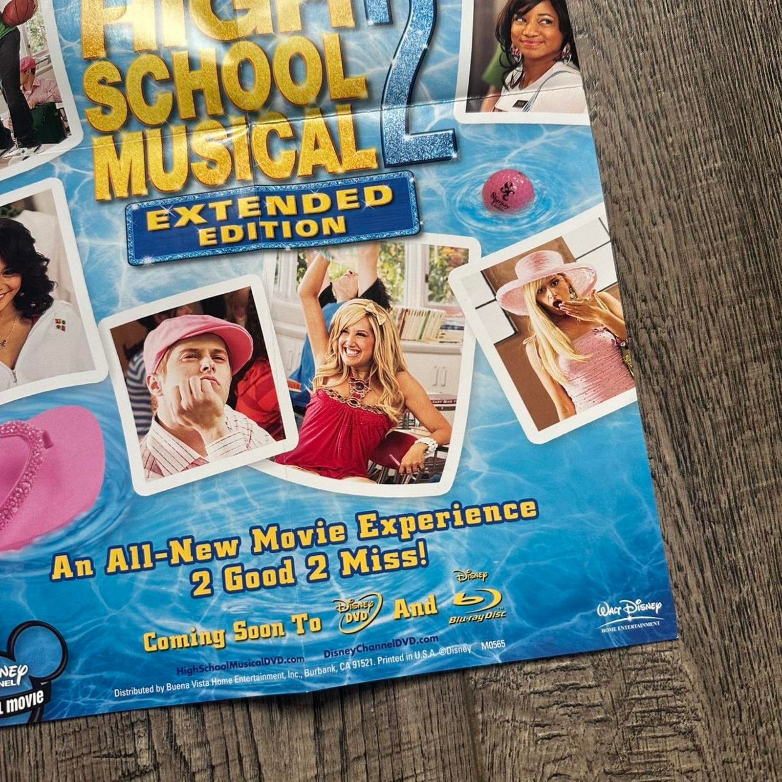 Disney × Vintage Disney Chanel Vintage High School Musical Movie Promo Poster Size ONE SIZE - 5 Thumbnail