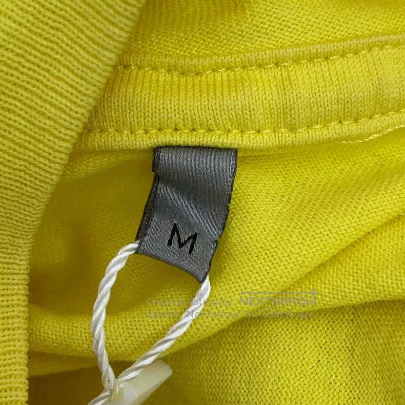 Other Dior Yellow logo letter embroidery cotton round-neck short Size US M / EU 48-50 / 2 - 6 Thumbnail