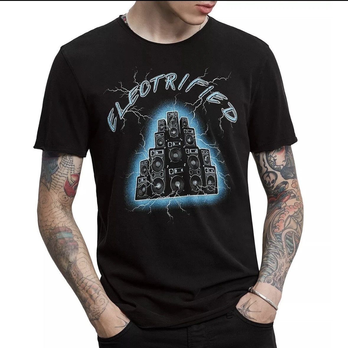 John Varvatos John Varvatos ‘Electrified’ T-Shirt Size US M / EU 48-50 / 2 - 1 Thumbnail