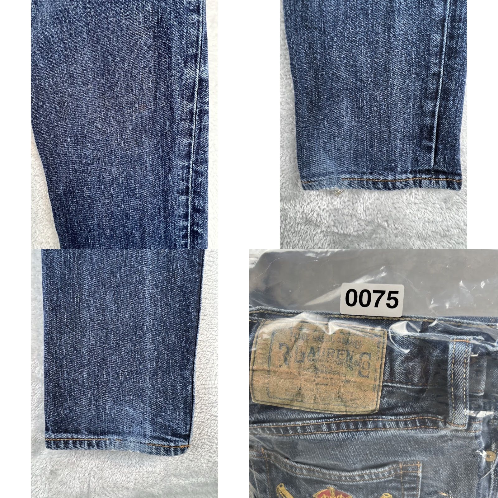 Polo Ralph Lauren Ralph Lauren Sport Jeans Thompson 650 Women’s 30 Denim Slim Straight Leg 5-Pocket Blue Logo Embroidered Size 30" / US 8 / IT 44 - 9 Thumbnail