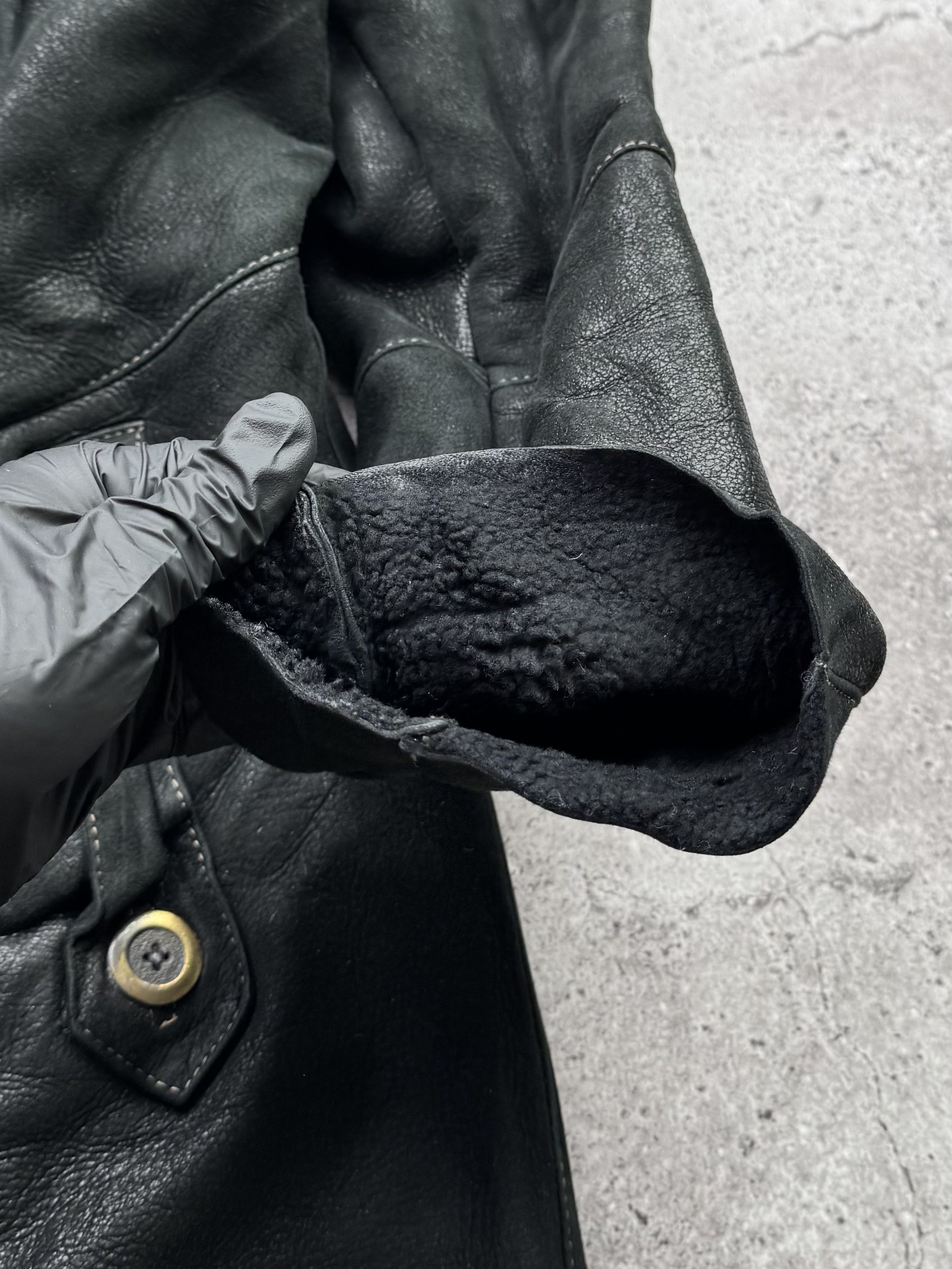 Japanese Brand Vintage Real Sheepskin Coat C608(V93) Size M / US 6-8 / IT 42-44 - 7 Thumbnail