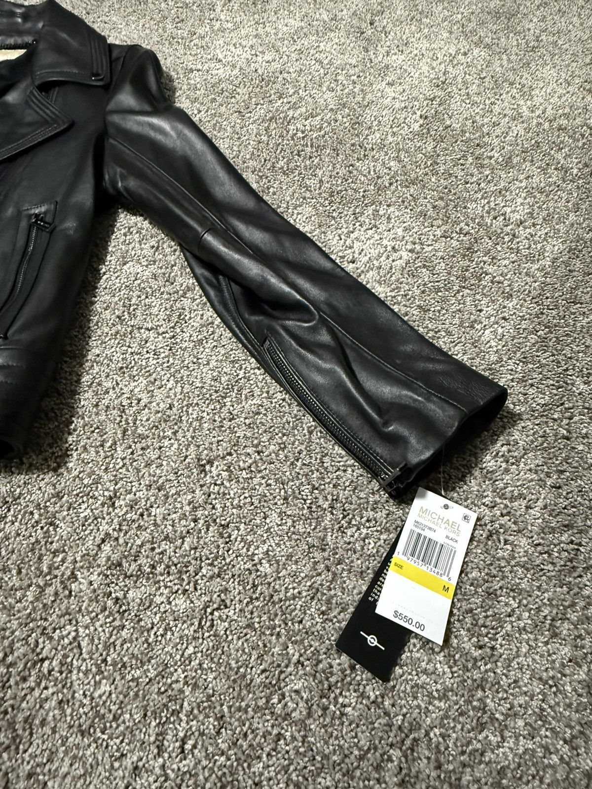 Michael Kors Michael Kors Womens Leather Jacket Size M / US 6-8 / IT 42-44 - 4 Thumbnail