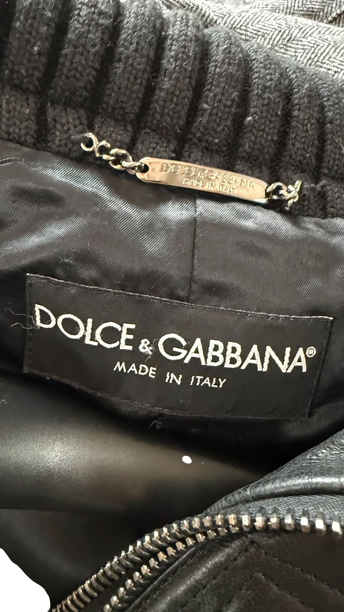 Dolce & Gabbana F/W 2005 GOATSKIN LEATHER DISTRESSED JACKET Size US M / EU 48-50 / 2 - 6 Thumbnail