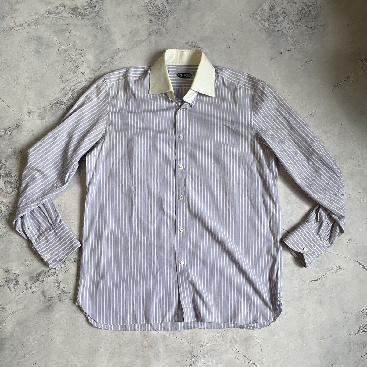 Tom Ford Tom Ford F/W 2008 Lilac Shirt Size US XL / EU 56 / 4 - 1 Thumbnail