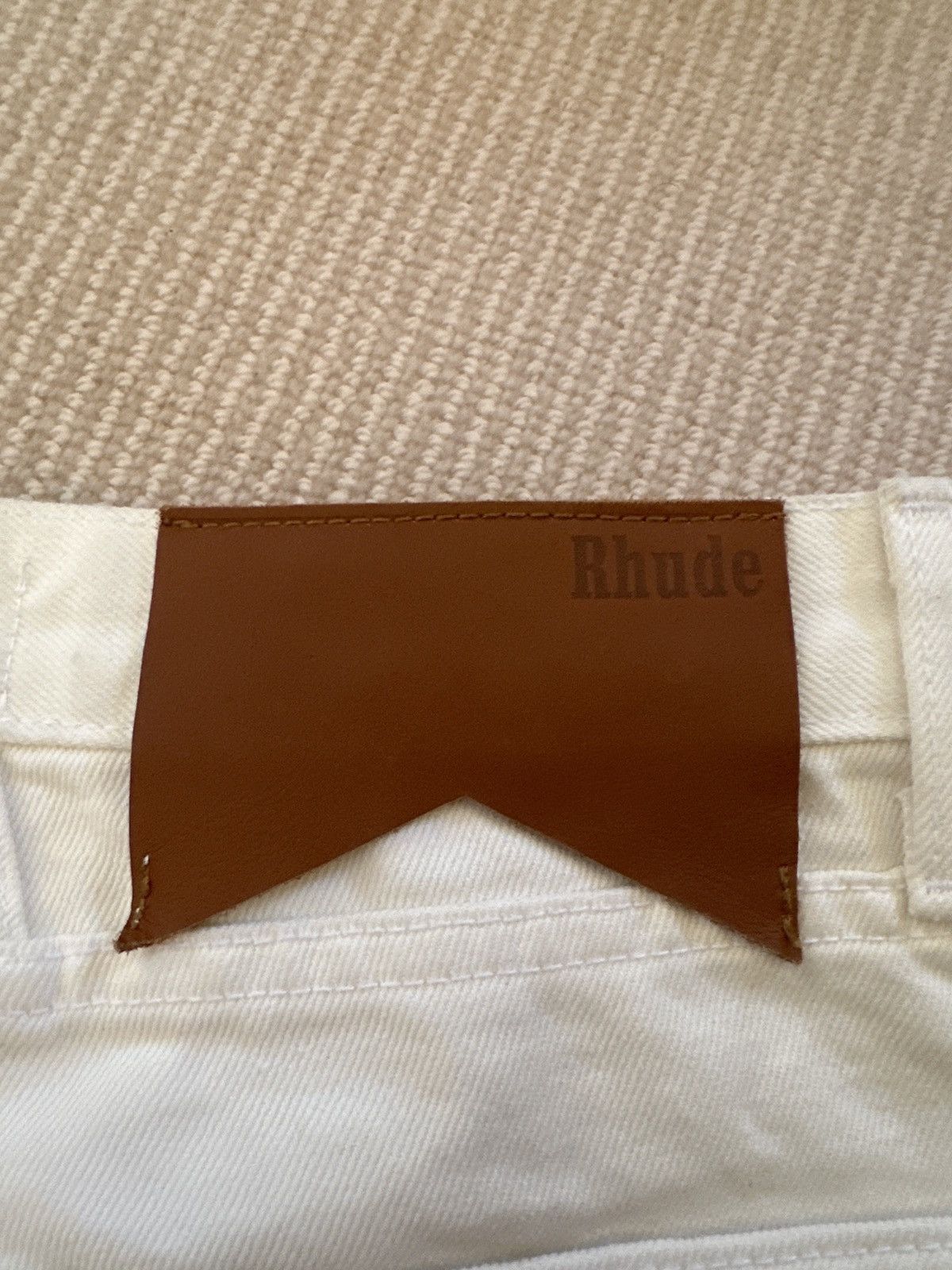 Rhude White Denim Rhude Jeans Size 30 Size US 30 / EU 46 - 8 Thumbnail
