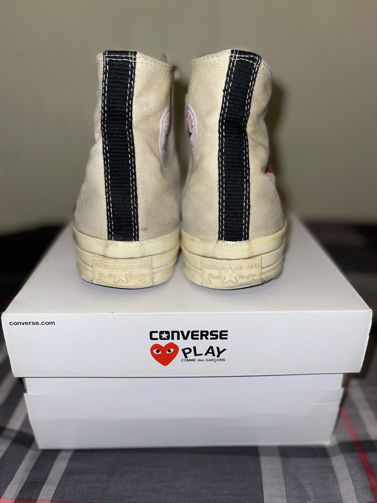 Comme des Garcons Comme Des Garçons Play x Converse Chuck Taylor High Top Size US 11 / EU 44 - 7 Thumbnail