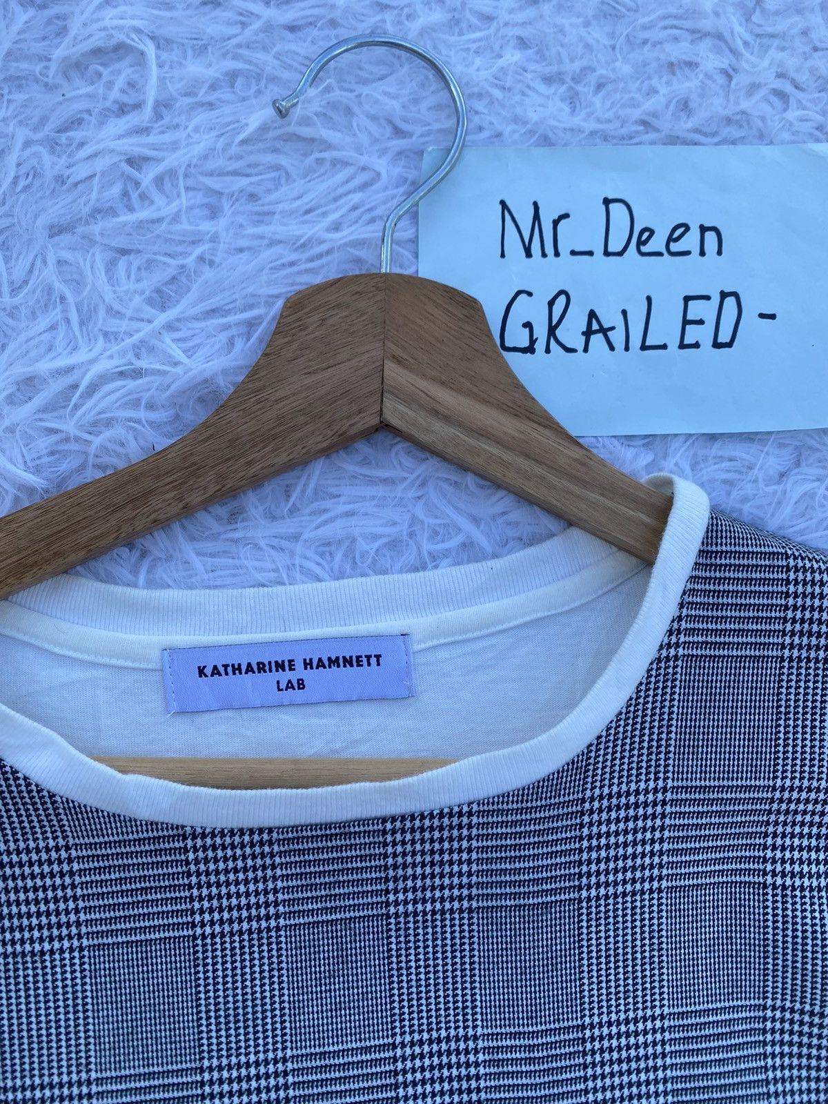 Katharine Hamnett London Rare Katharine Hemnett Lab Checkered T-shirt Size US M / EU 48-50 / 2 - 6 Thumbnail