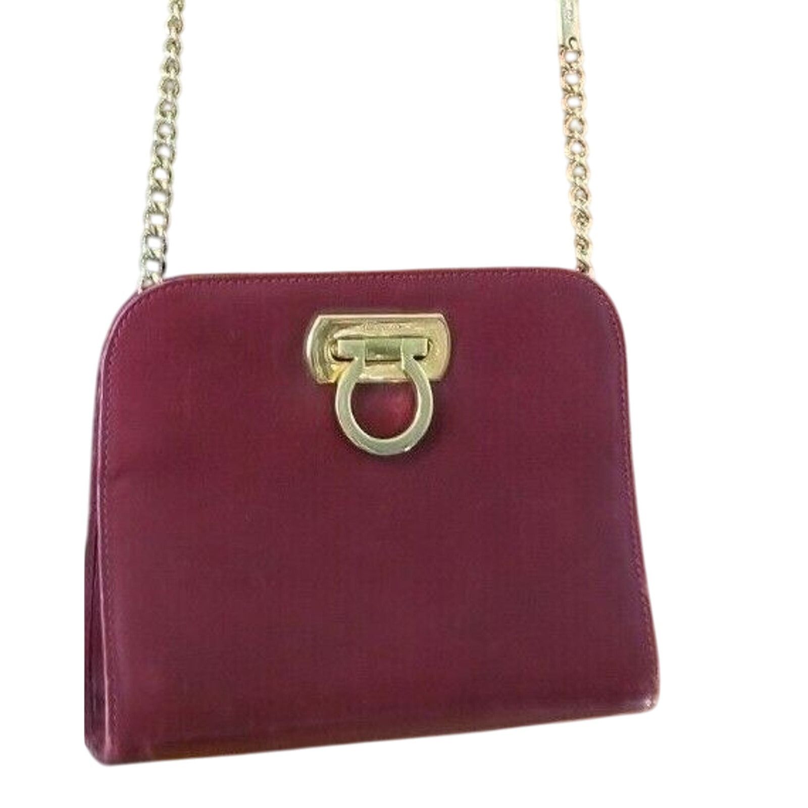 Salvatore Ferragamo SALVATORE FERRAGAMO Gancini Shoulder Bag Chain Leather Size ONE SIZE - 1 Thumbnail