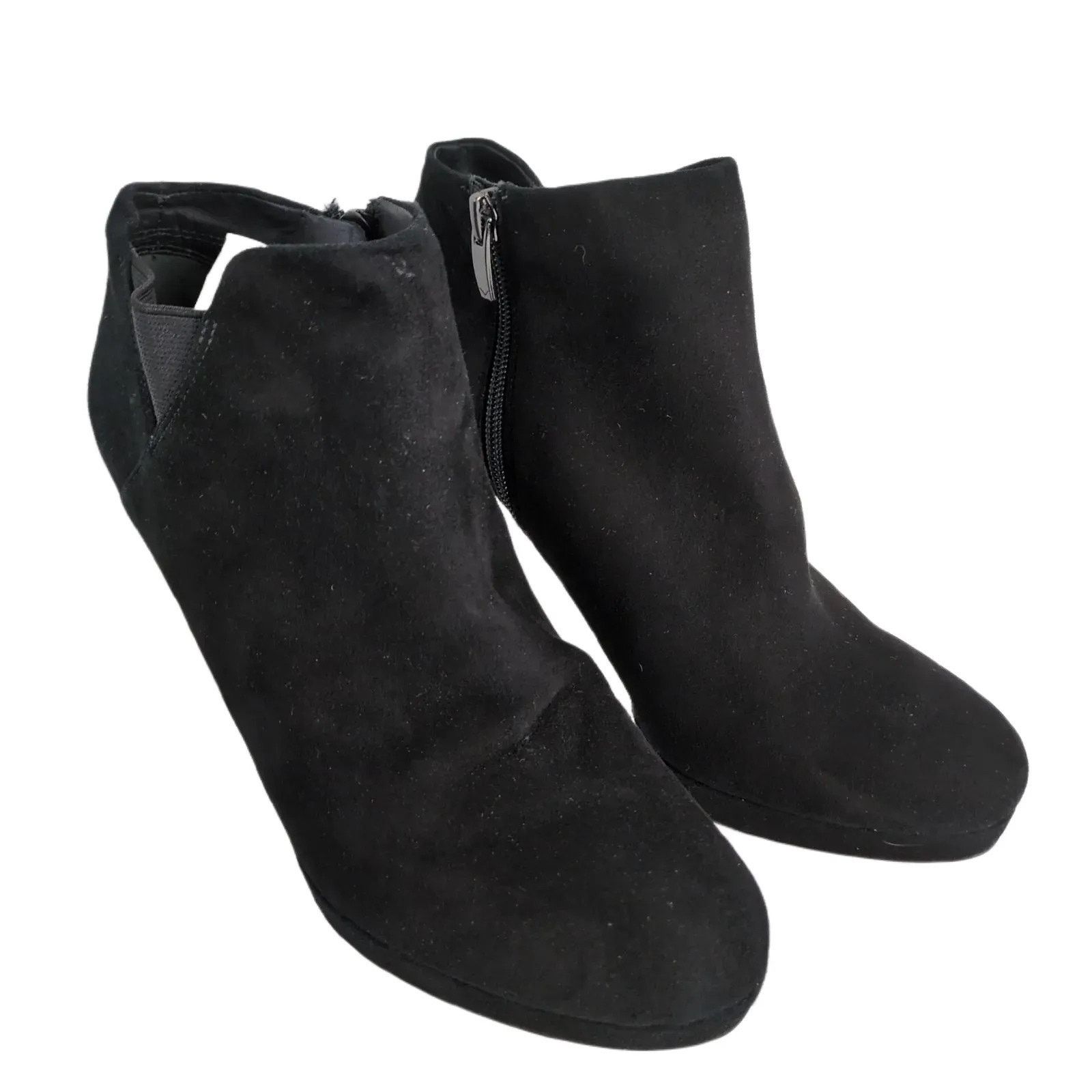 Other Vero Cuoio VIA SPIGA 9 Suede Italian Leather Ankle Booties Size US 9 / IT 39 - 2 Thumbnail