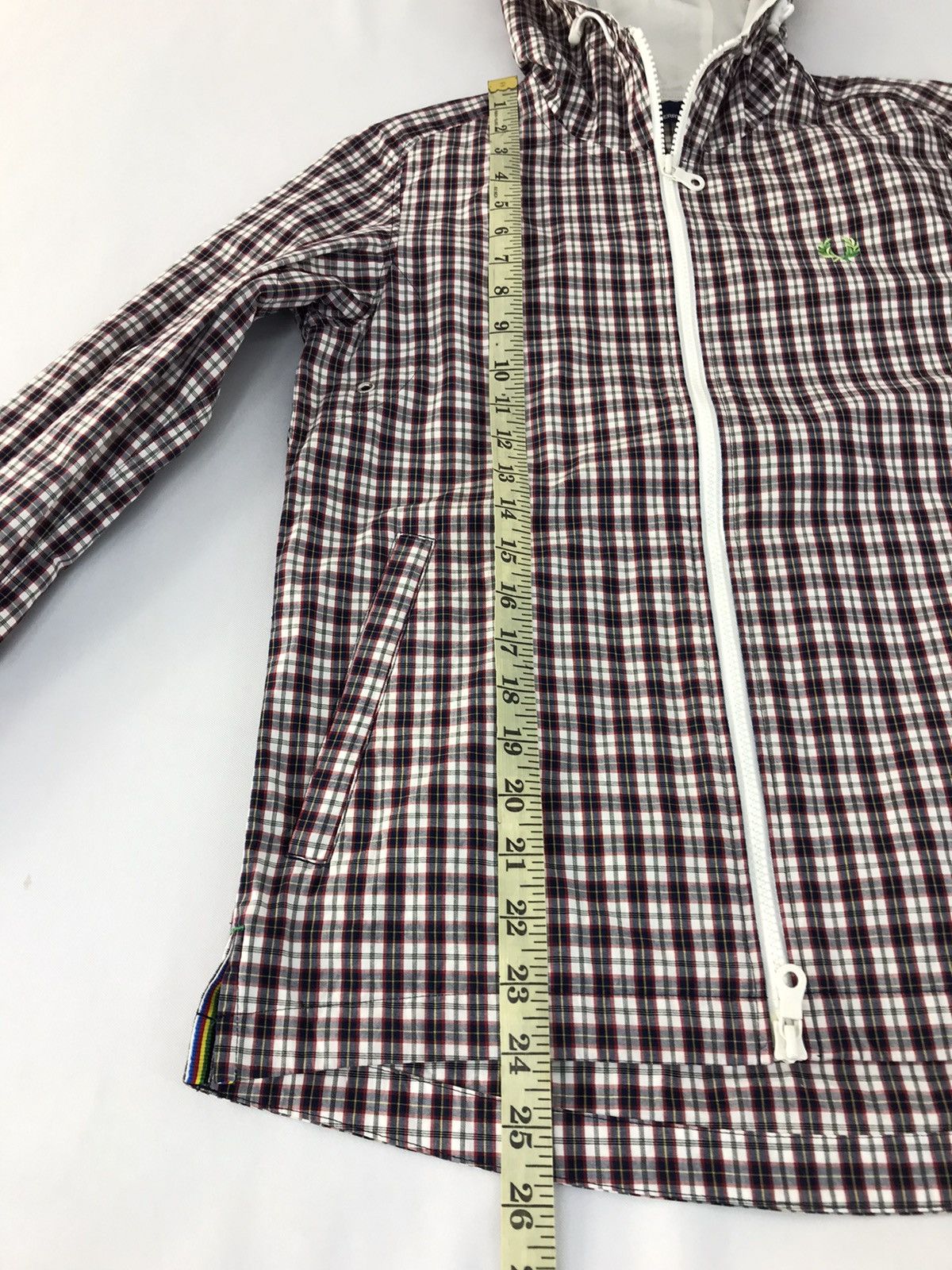 Fred Perry Bomber Jacket Fred Perry Design Plaid Zipper Hoodie Size US S / EU 44-46 / 1 - 13 Thumbnail