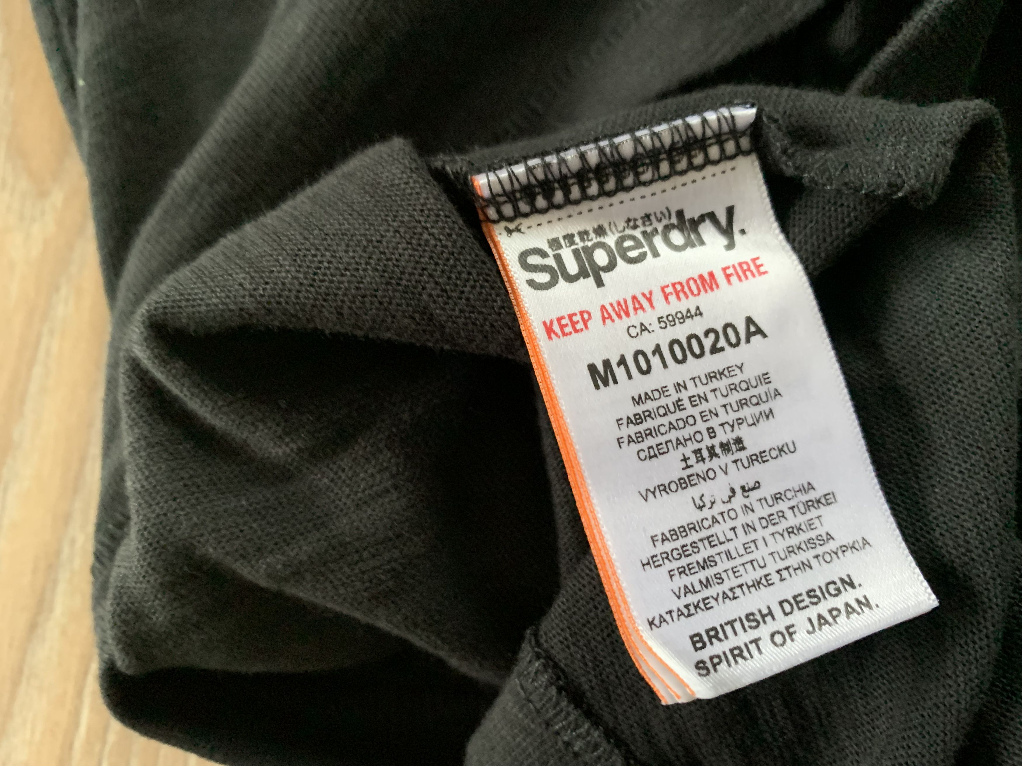 Japanese Brand × Superdry Superdry Black Cotton Pocket T Shirt Size US XL / EU 56 / 4 - 7 Thumbnail