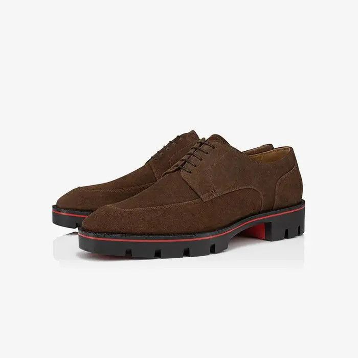 Christian Louboutin o1s1wg110125 Davisol Flat Shoes in Brown Size US 11 / EU 44 - 1 Thumbnail