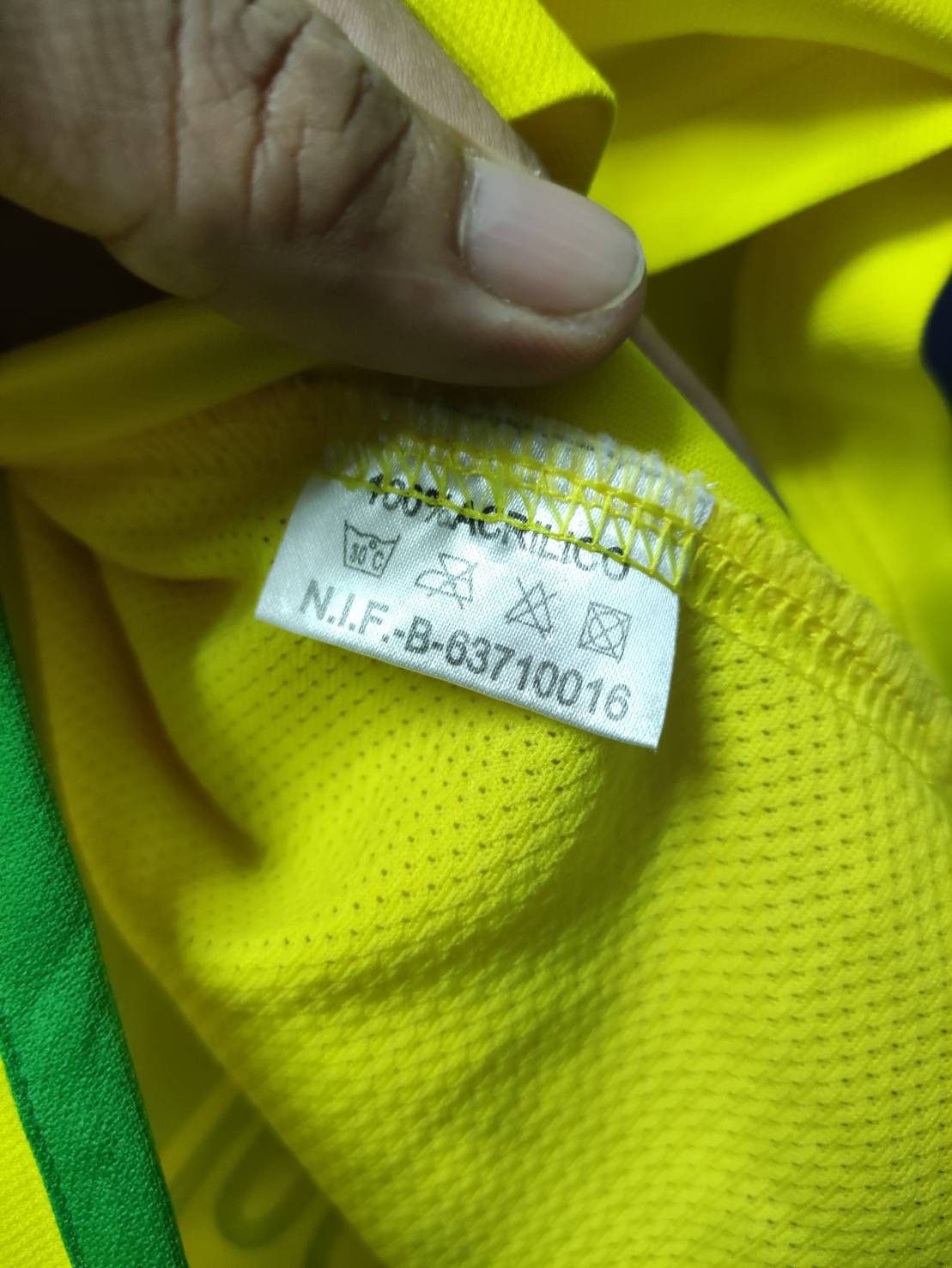 Vintage Vtg 00's Brasil " Ronaldinho No.10 " 5 Time World Champion Size US XL / EU 56 / 4 - 9 Thumbnail