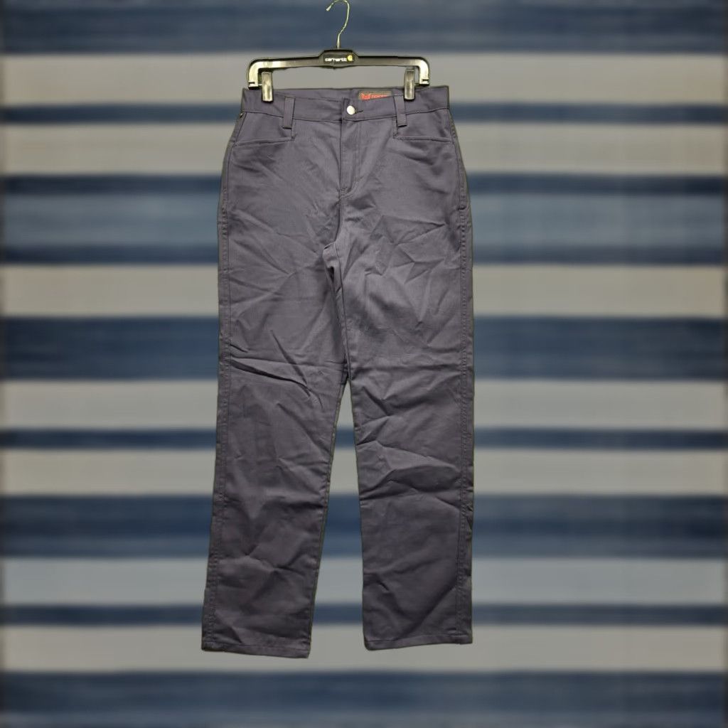 Vintage Drifire Cargo Pants Womens 10 Regular Khaki Blue Solid 5-Pocket College Size 32" / US 10 / IT 46 - 1 Thumbnail