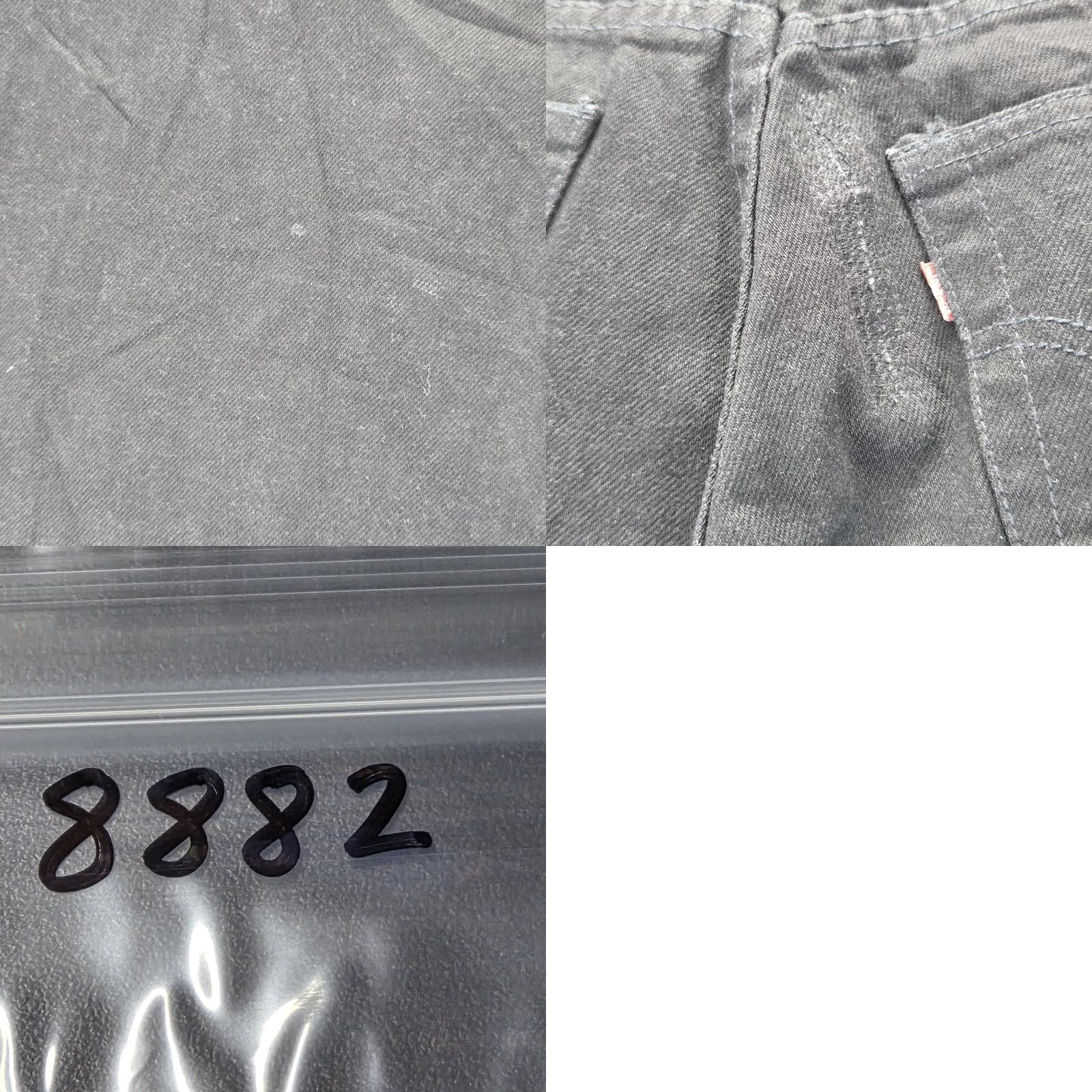 Levi's Levi's 501 Jeans Mens Black Straight USA Vintage 90s 28x29 Modified Fits 31 Inseam 34 Pockets Embroidered Denim Button Closure Mens Size US 31 - 11 Thumbnail