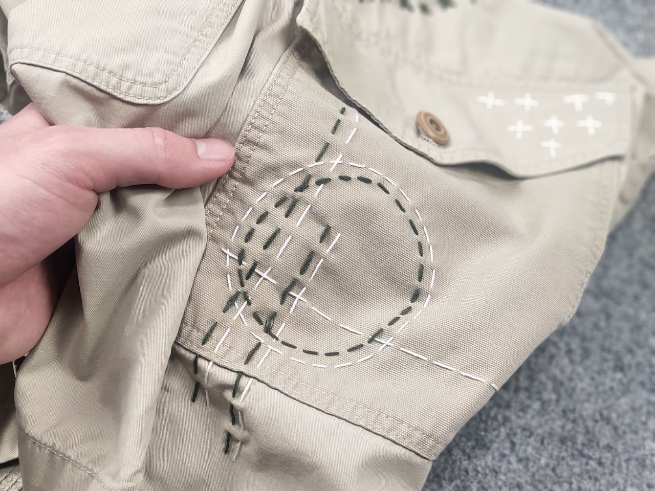 Japanese Brand Vintage Military Japan Kapital l.g.b. bermuda cargo Shorts Size US 31 - 8 Thumbnail