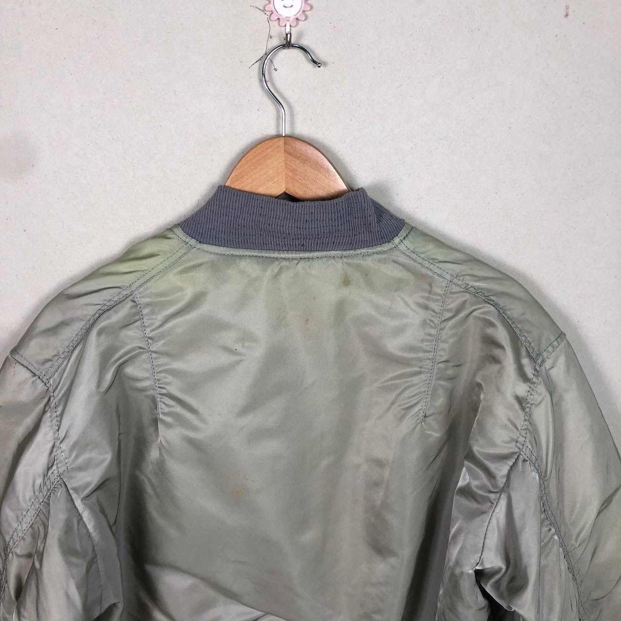Alpha Industries Vintage 90s Alpha Industries Military Bomber Jacket Size US L / EU 52-54 / 3 - 5 Thumbnail