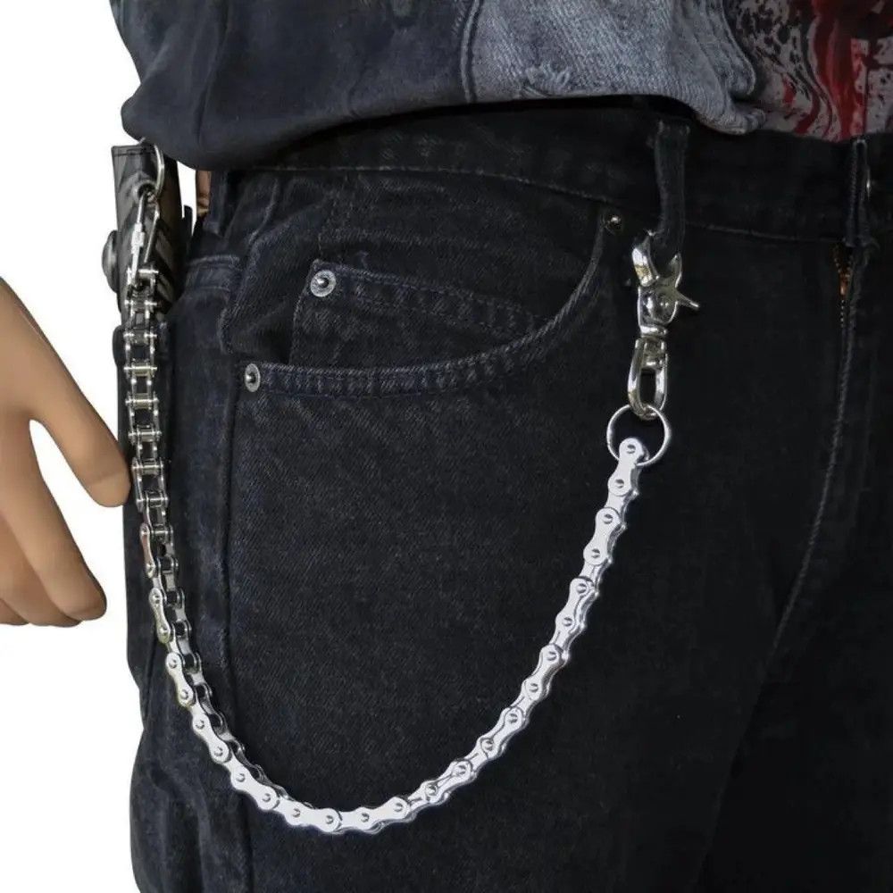 Jewelry Punk Rock Unique Bike Chain Pant Size ONE SIZE - 1 Thumbnail