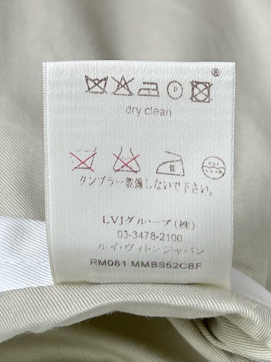Louis Vuitton LOUIS VUITTON Jacket Biker Cotton Zippers Pocket LV White Size US XL / EU 56 / 4 - 19 Thumbnail