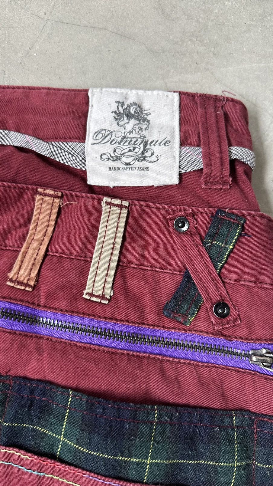 Japanese Brand DOMINATE HANDCRAFTED JEANS DOUBLE WAIST PANT Size US 36 / EU 52 - 16 Thumbnail