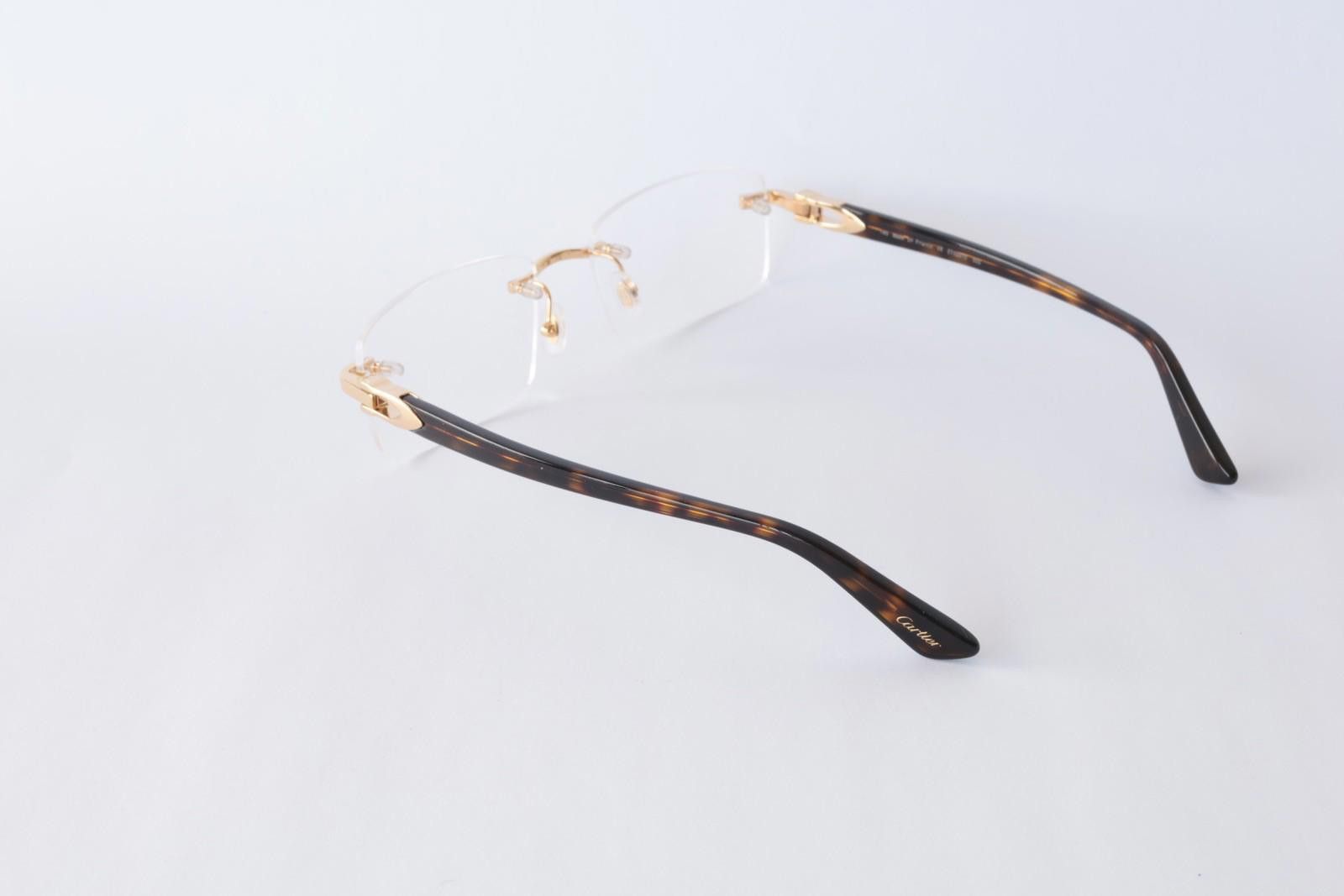 Cartier New Cartier eyewear optical eyeglasses CT0287O 002 gold Size ONE SIZE - 5 Thumbnail