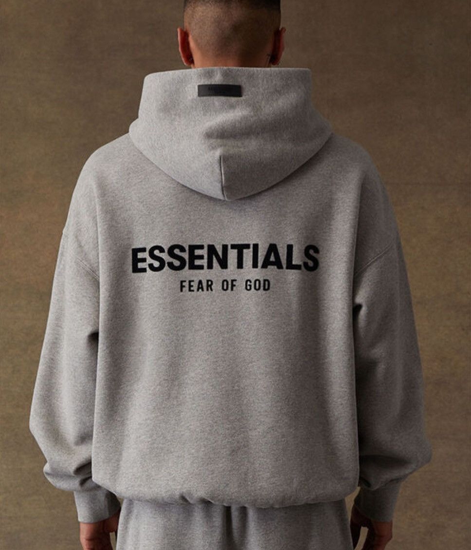 essentials hoodie fear of god dark green