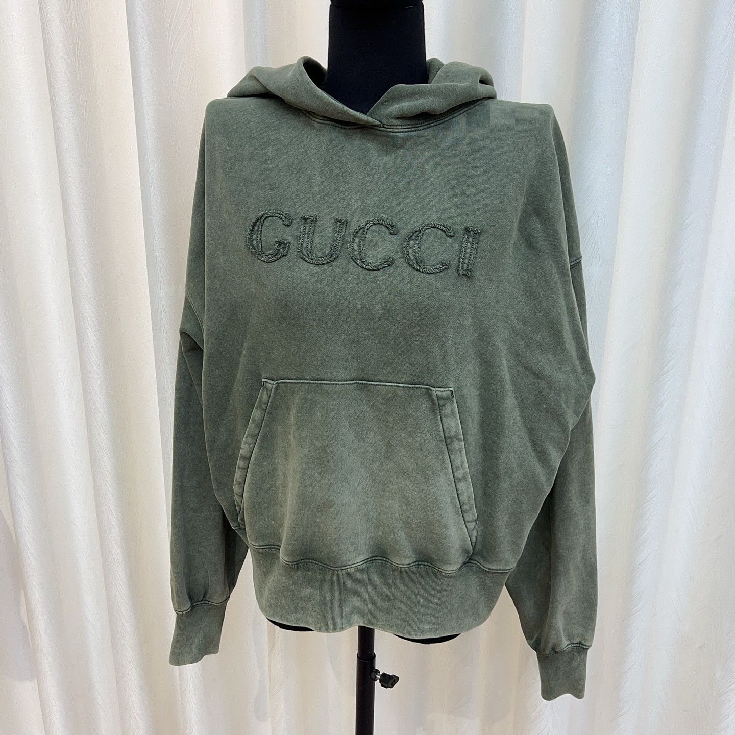 Gucci Gucci Embroidered Cotton Hoodie Size M Size M / US 6-8 / IT 42-44 - 1 Thumbnail
