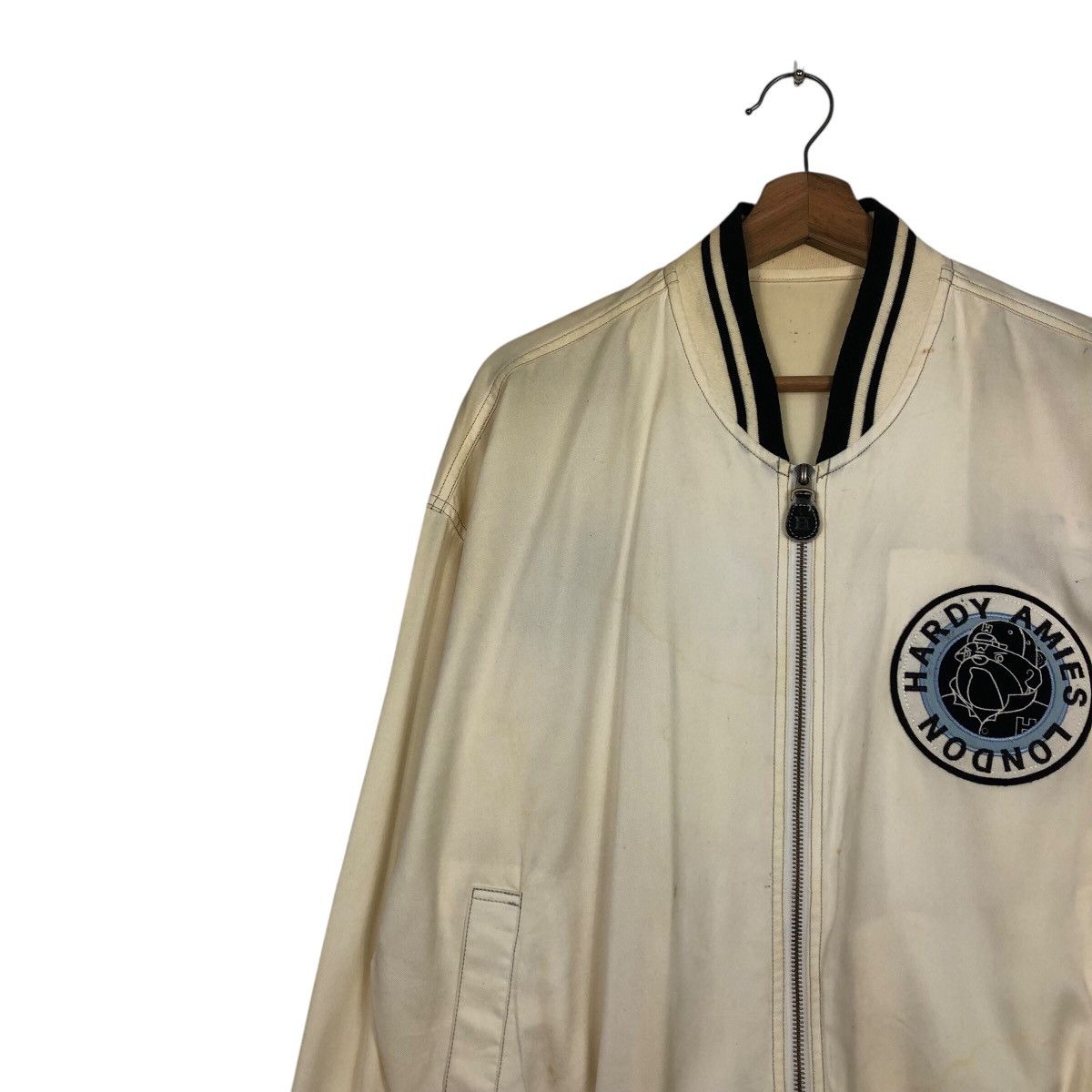 Japanese Brand × Vintage 📌Vintage Bomber Jacket Hardy Amies Sport Big Logo Size US M / EU 48-50 / 2 - 8 Thumbnail
