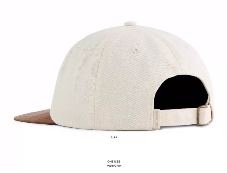 The Real McCoy's The Real McCoy Leather and embossed canvas duckbill basebal Size ONE SIZE - 7 Thumbnail
