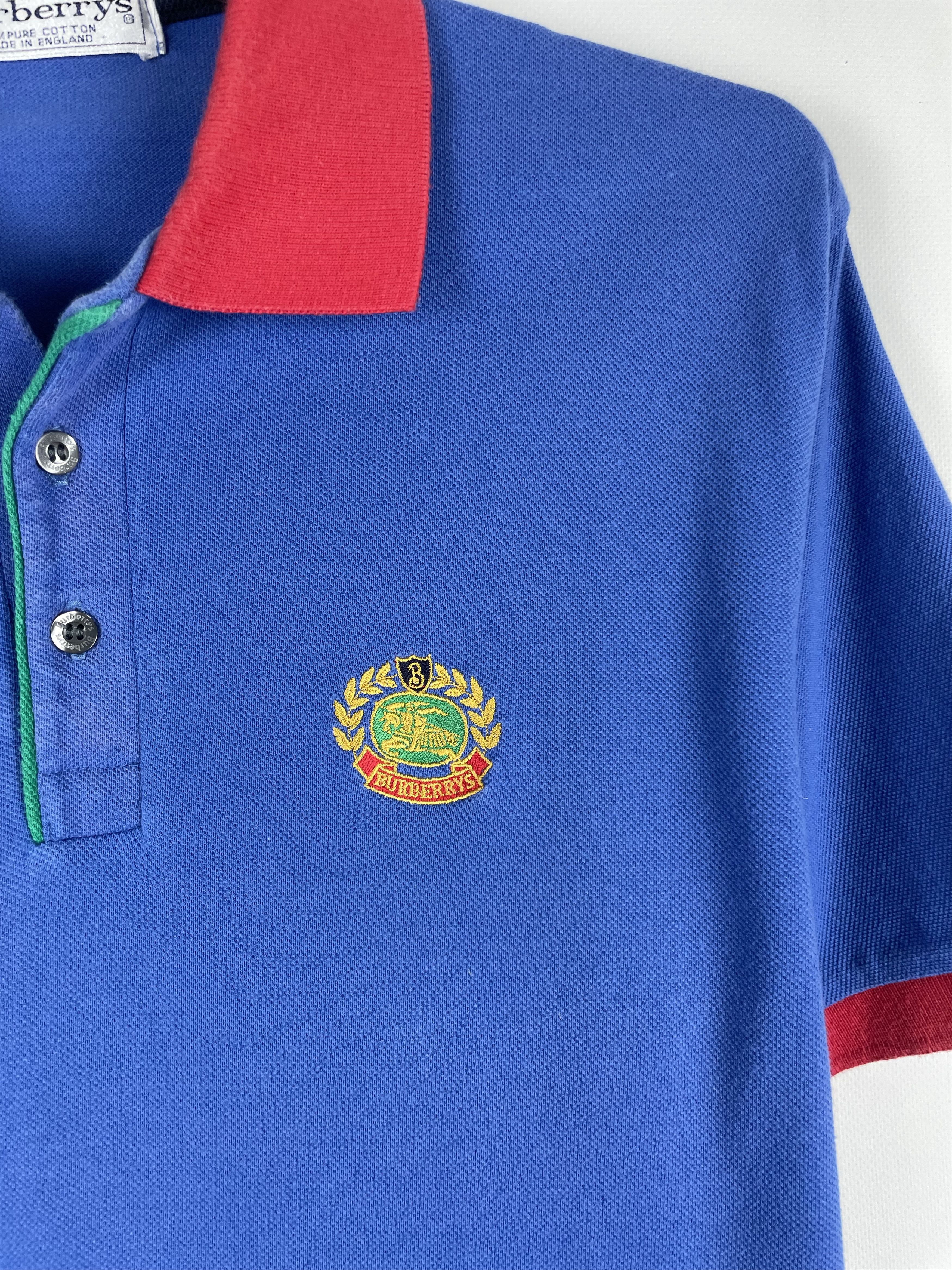 Burberry VIintage Burberry Polo Shirt Size US XL / EU 56 / 4 - 5 Thumbnail