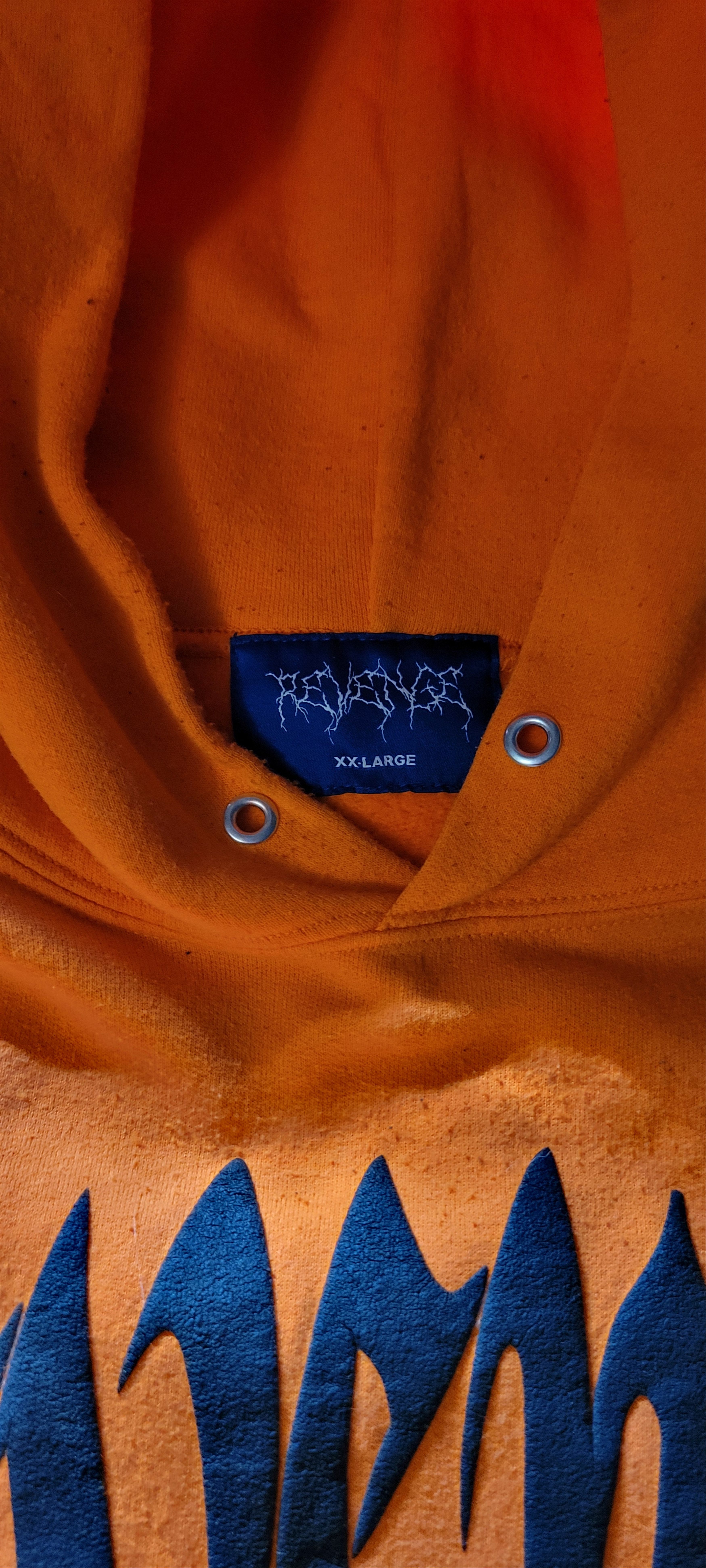 image of Revenge Orange OG Arch Hoodie, Men's (Size 2XL)