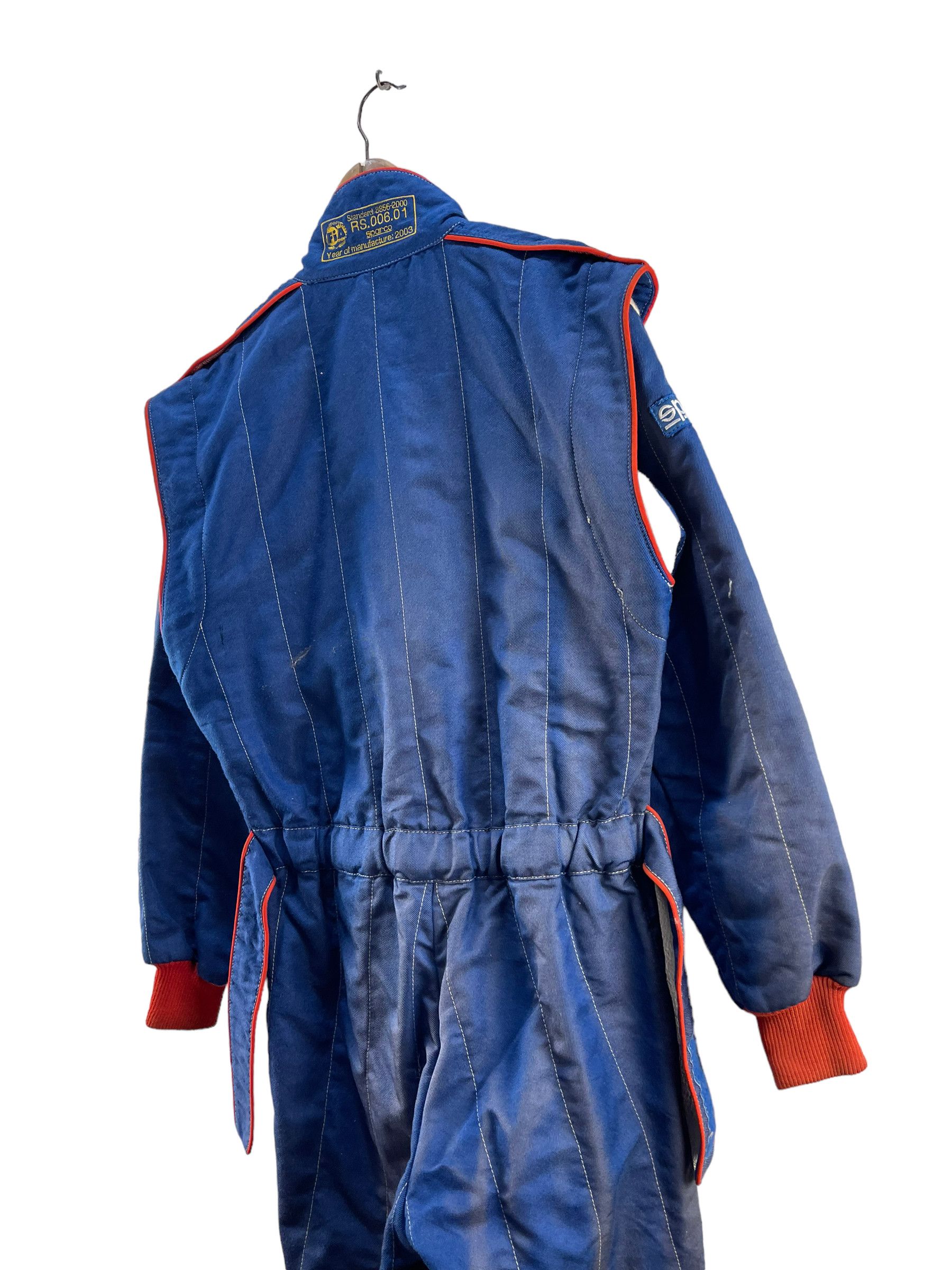 Japanese Brand Vintage Sparco Racing Overall Jacket Size US 34 / EU 50 - 5 Thumbnail