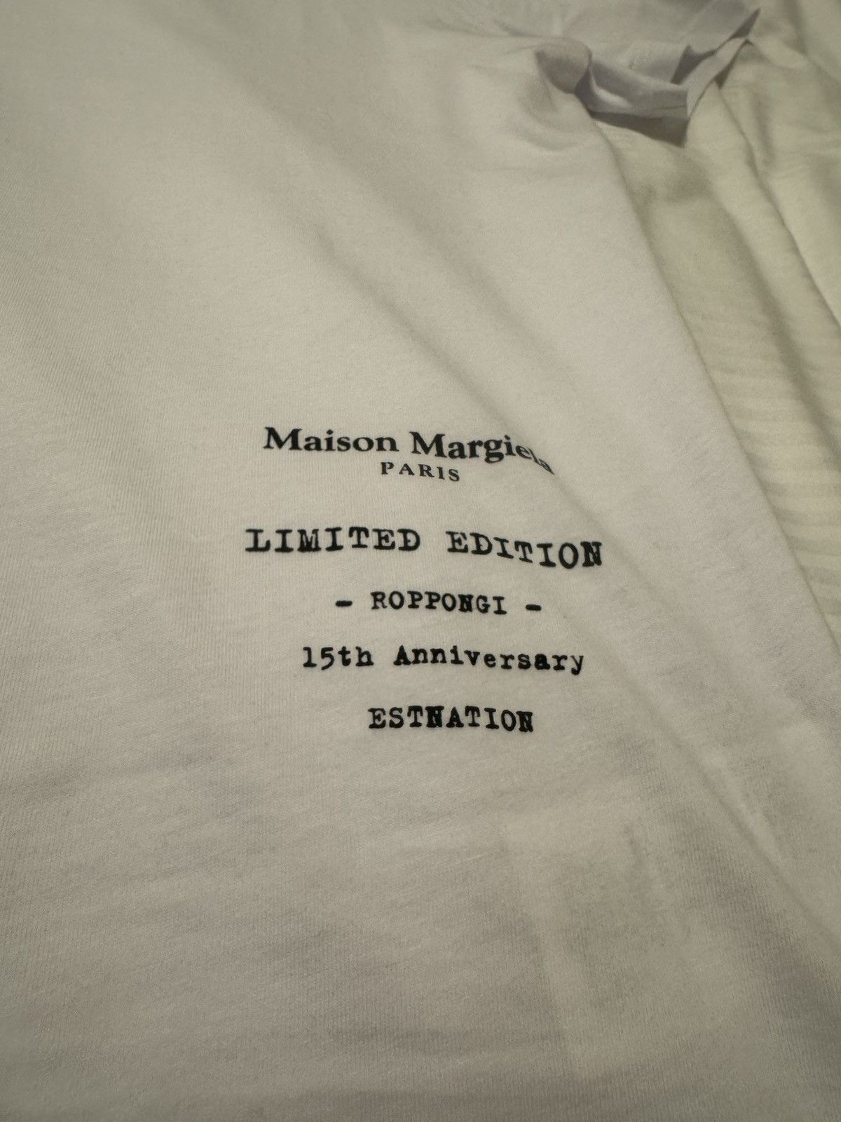 Maison Margiela x Roppongi 15th anniversary tee