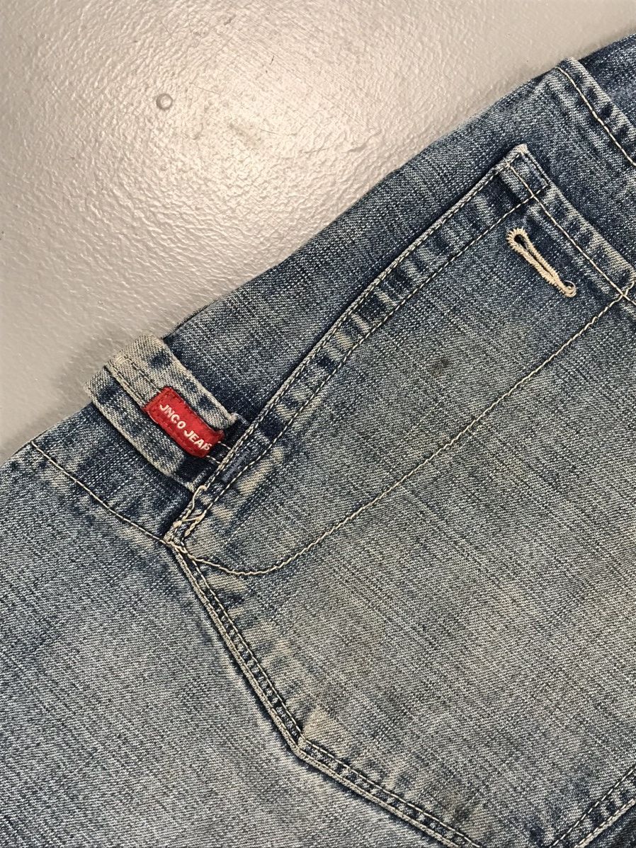 JNCO × Southpole × Vintage Vintage 90s Jnco crown embroidered denim Size US 31 - 11 Thumbnail