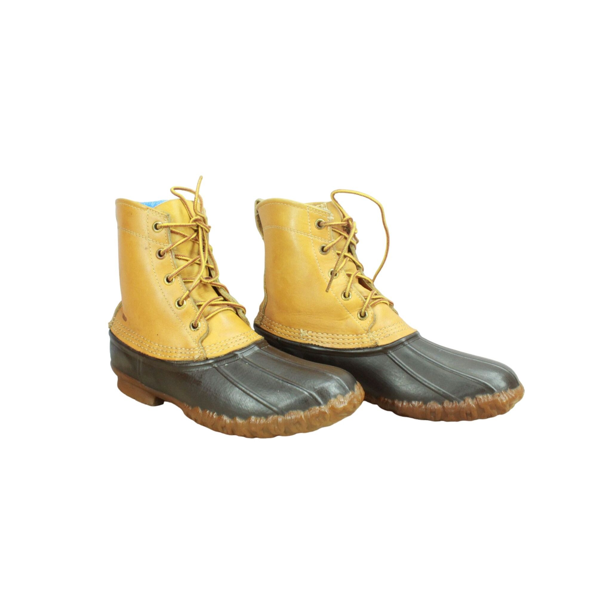 L.L. Bean Vintage LL Bean Women's Unlined Maine Hunting Shoe Duck Boot Size US 8 / IT 38 - 3 Thumbnail